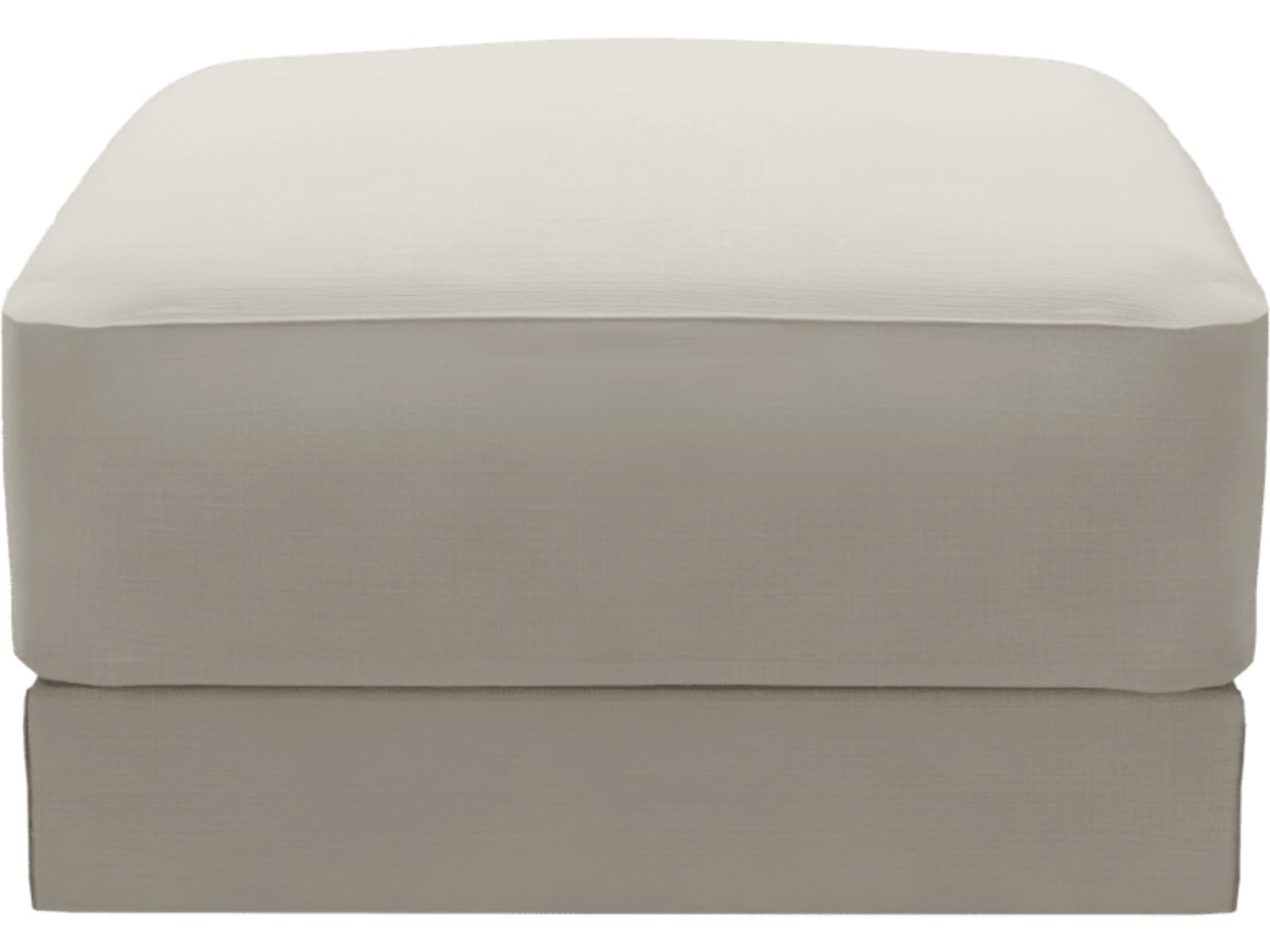 Monica Toorak Pearl Ottoman color Toorak Pearl