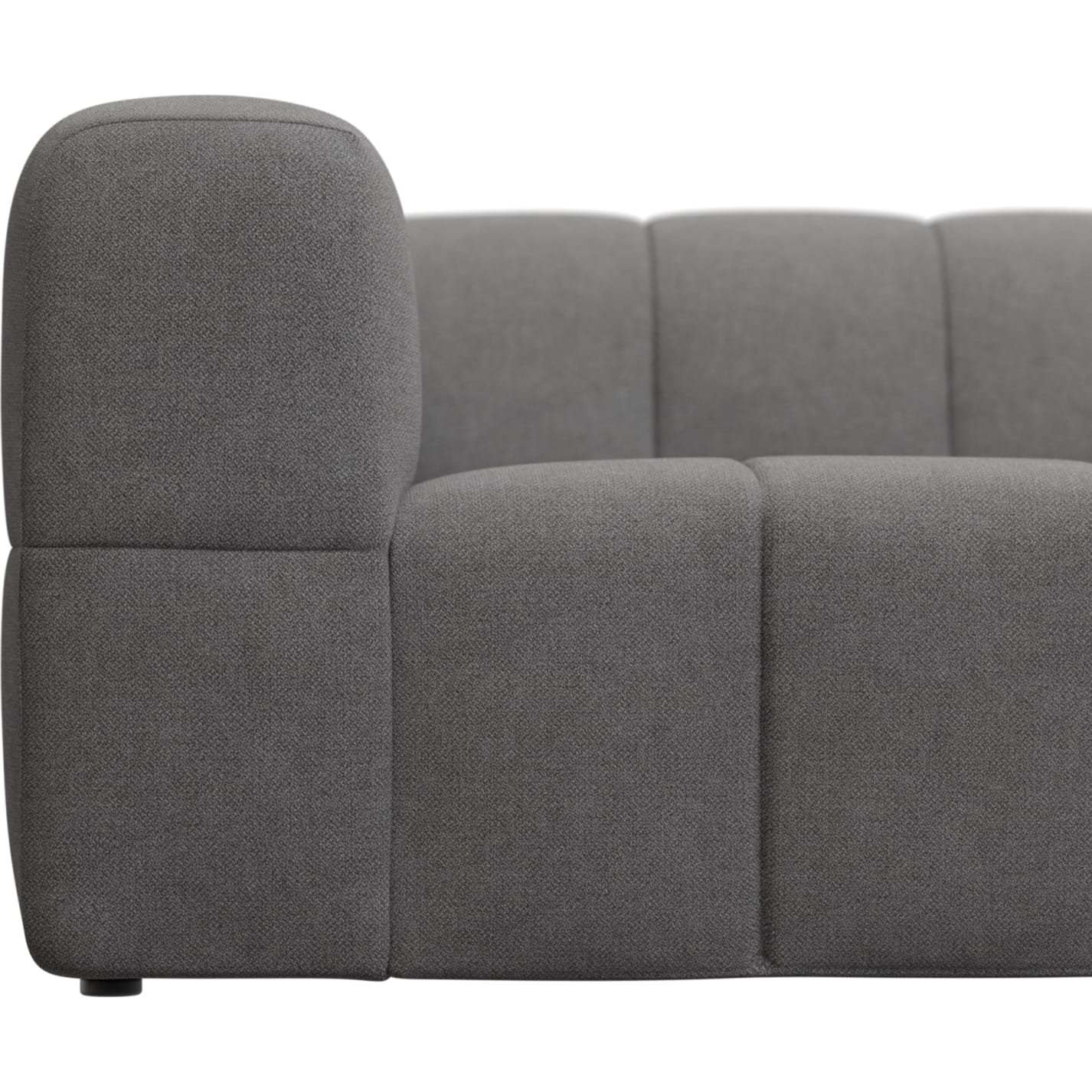 Lucello California Slate Modular Sofa with Ottoman - 5 Piece color California Slate