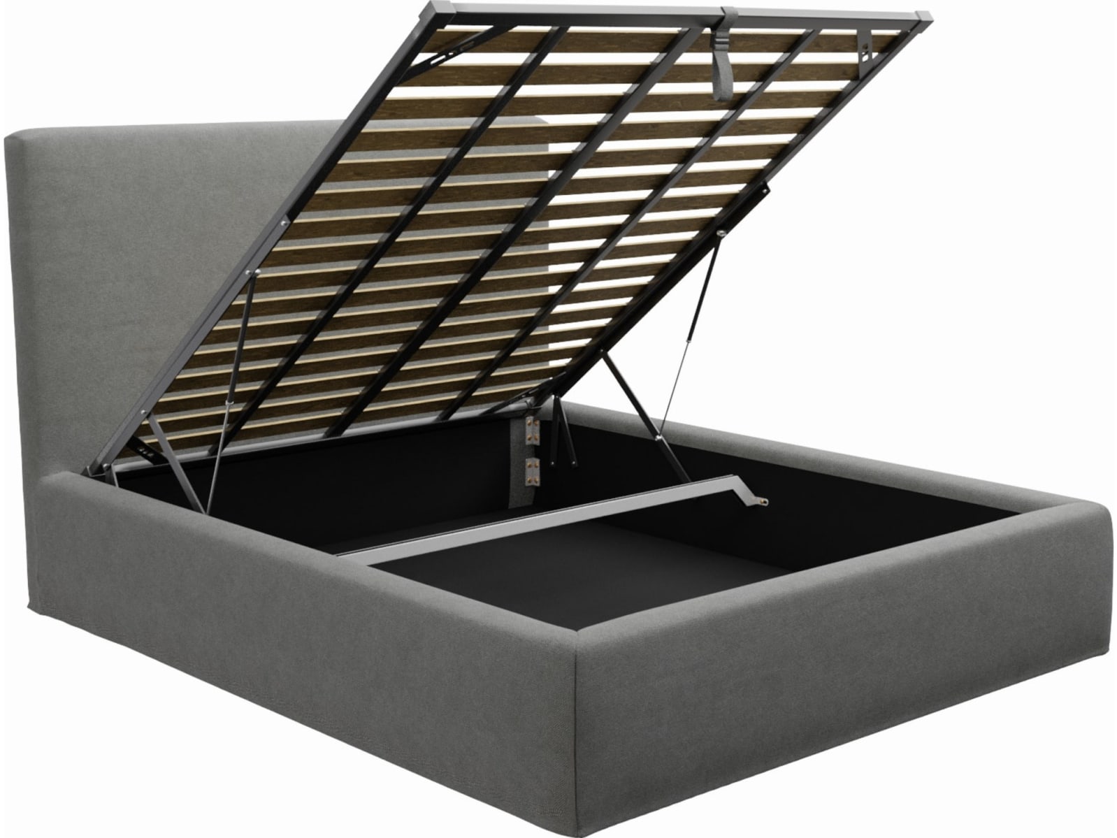 Willow Gas Lift Bed Maya Flint color Maya Flint