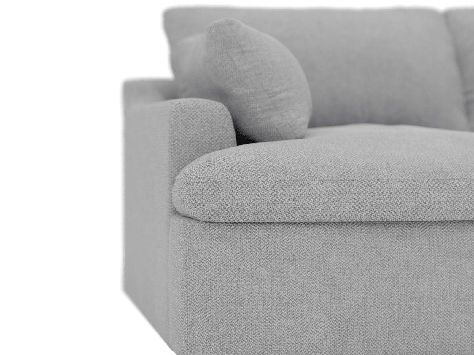 Retreat California Slate Modular Sofa - 3 Piece color California Slate