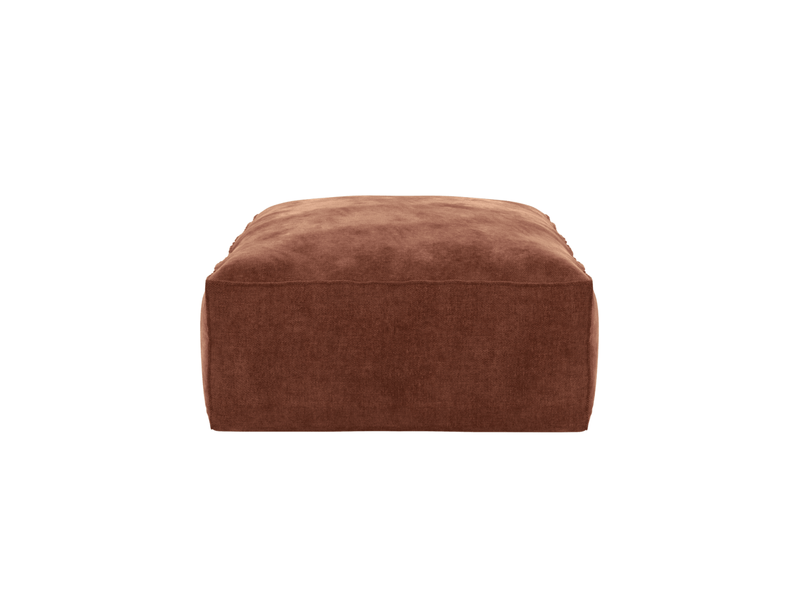 Riley Muse Rust Big Ottoman color Muse Rust