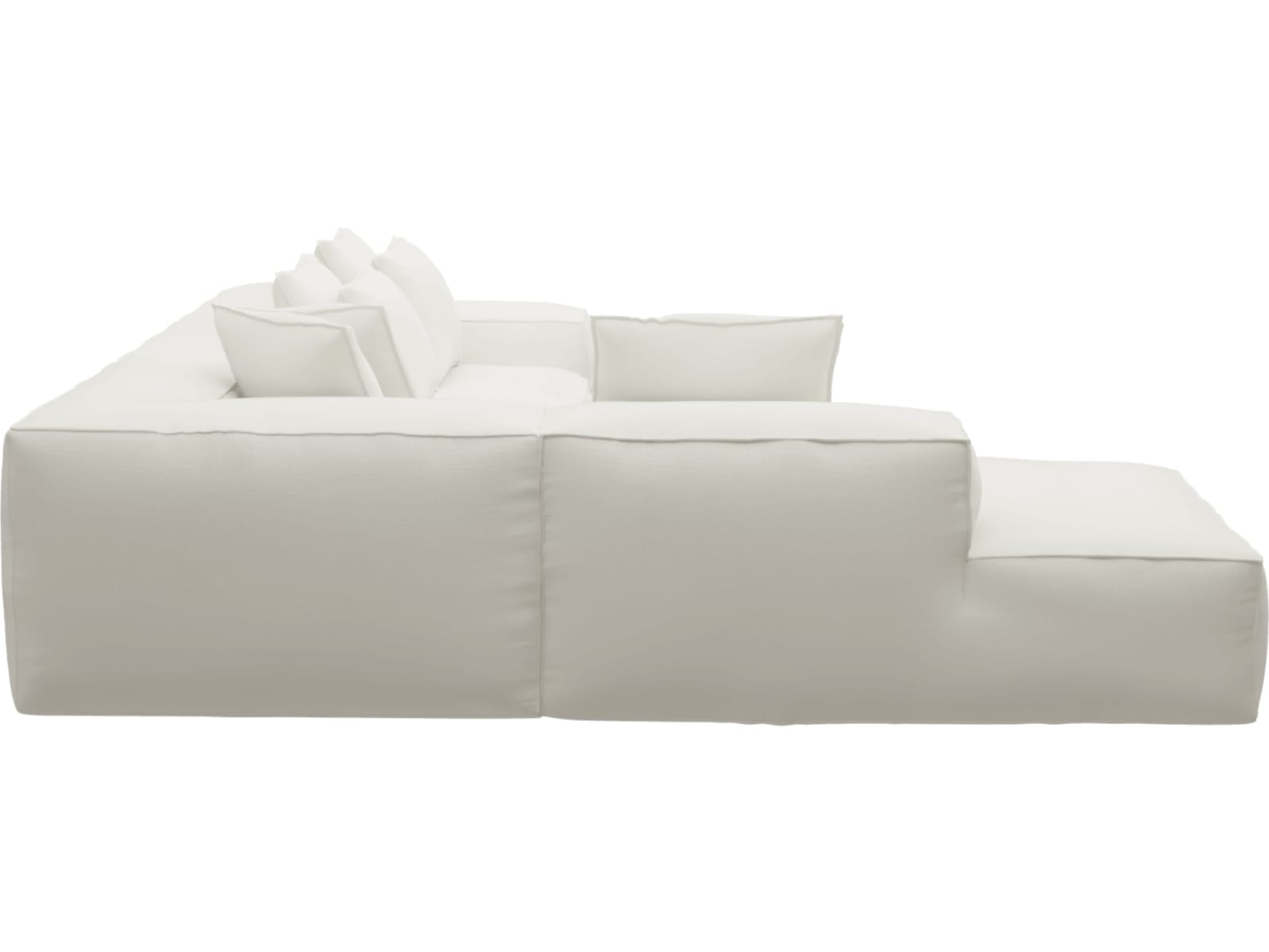 Riley Tribute Shell Modular Sofa - Arm, 2x Armless, Corner, Left Terminal color Tribute Shell
