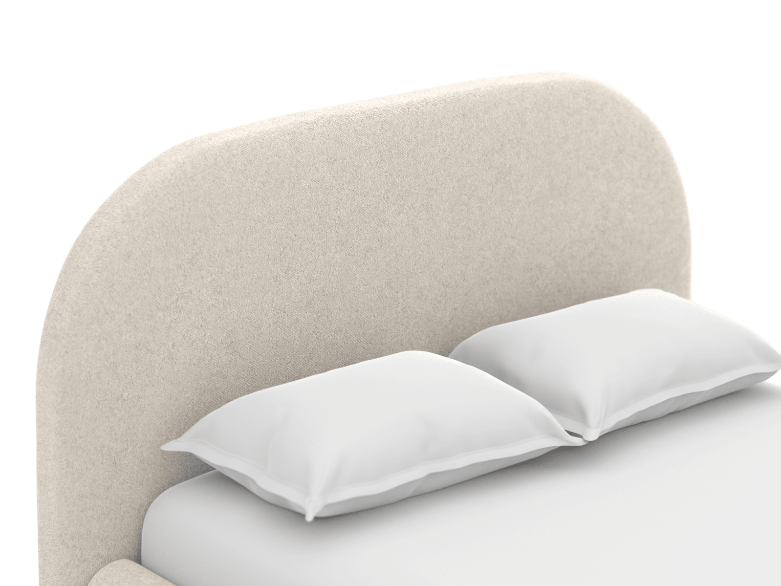 Capri Gas Lift Bed Avon Mineral color Avon Mineral