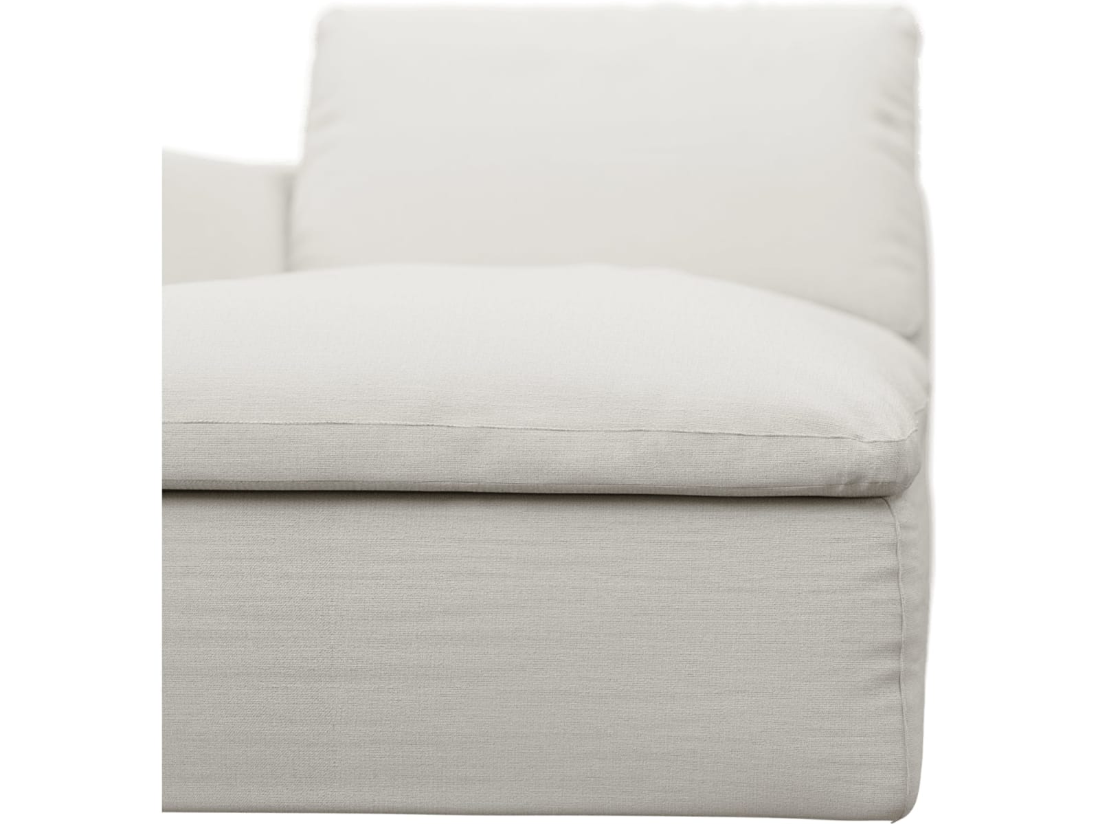 Cloud Deep Chaise Left Module Tribute Ice color Tribute Ice