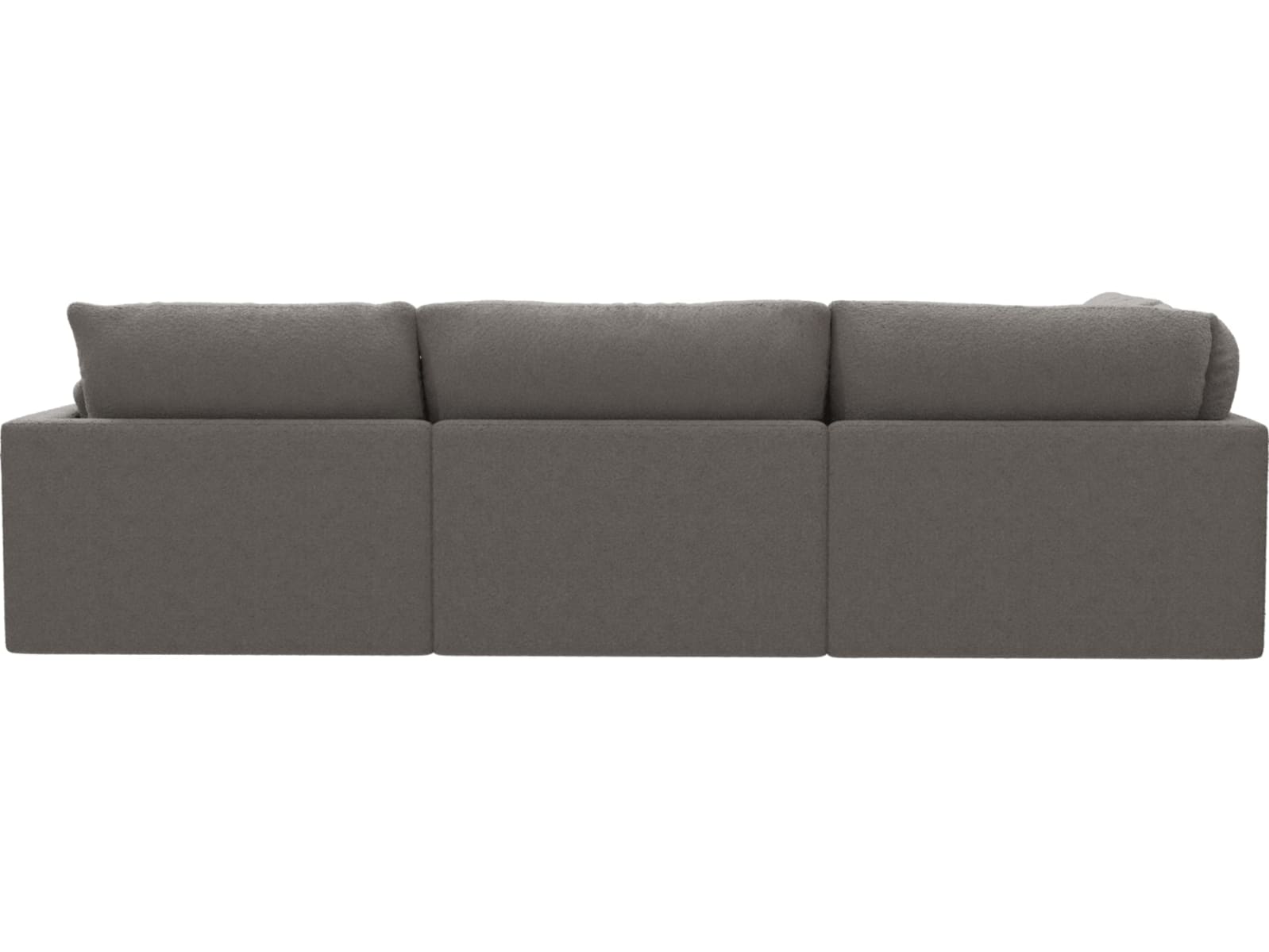Willow Boucle Pumice Modular Sofa - 5 Seater LAF Terminal color Boucle Pumice
