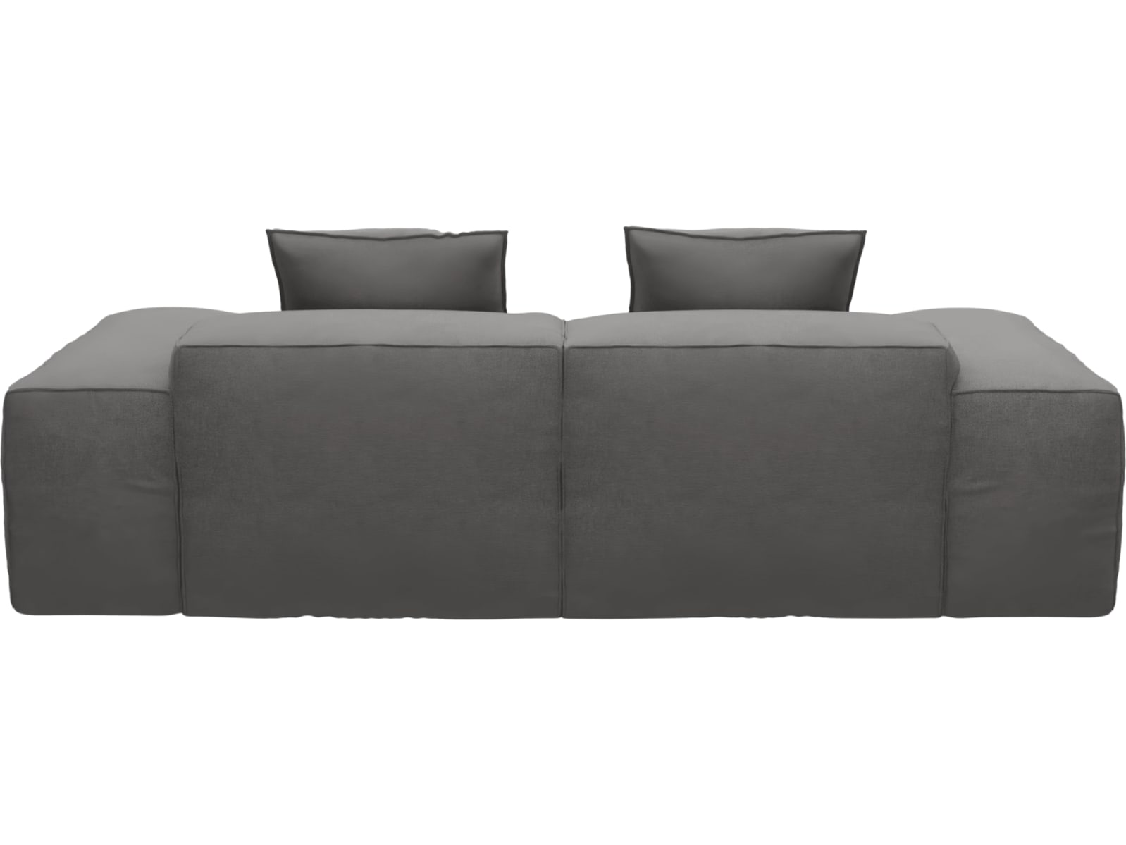 Riley California Slate Modular Sofa - 2 Seater Chaise color California Slate