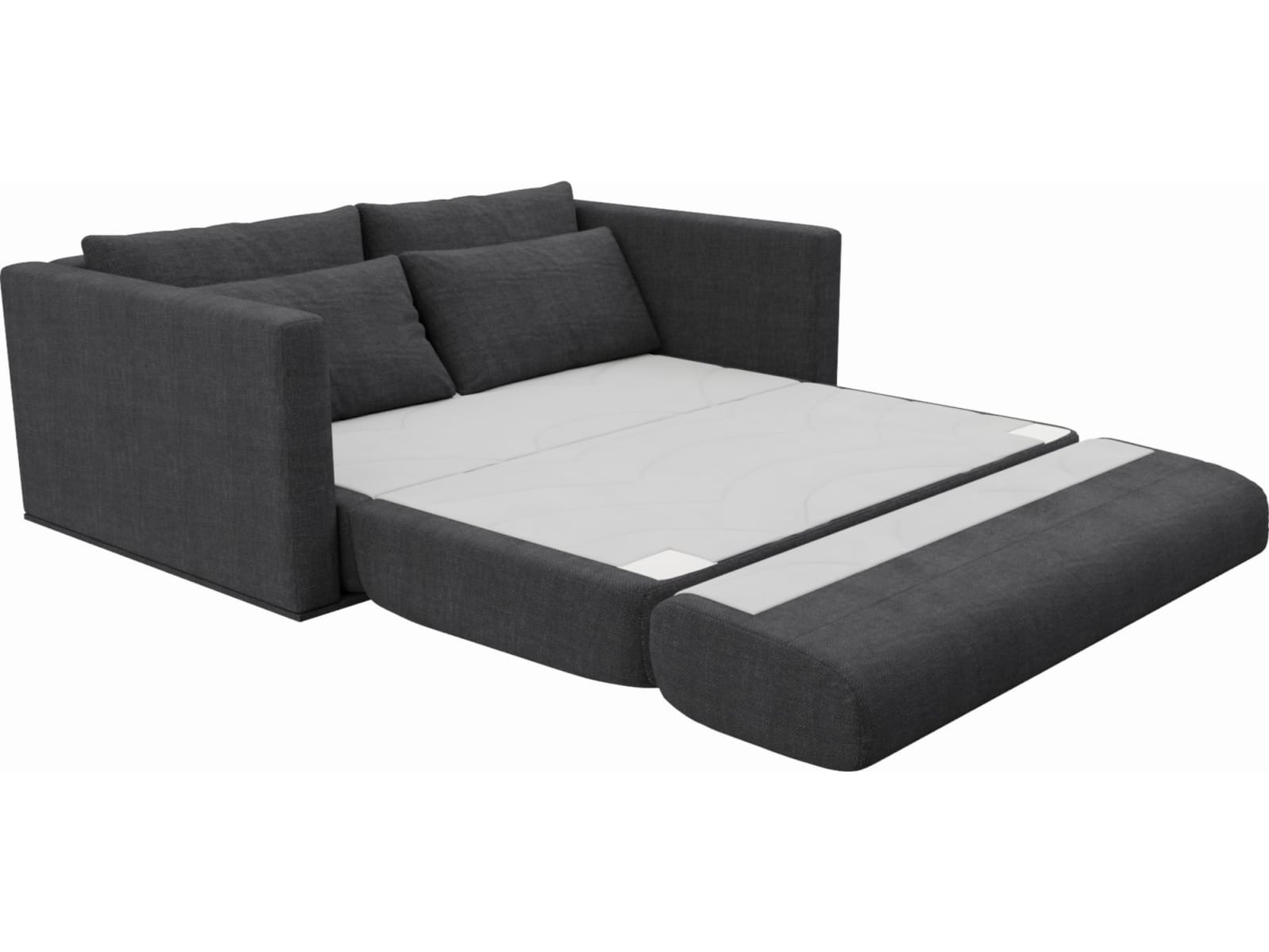 Porter Plaza Flint Grey Sofa Bed - 2 Seater color Plaza Flint Grey
