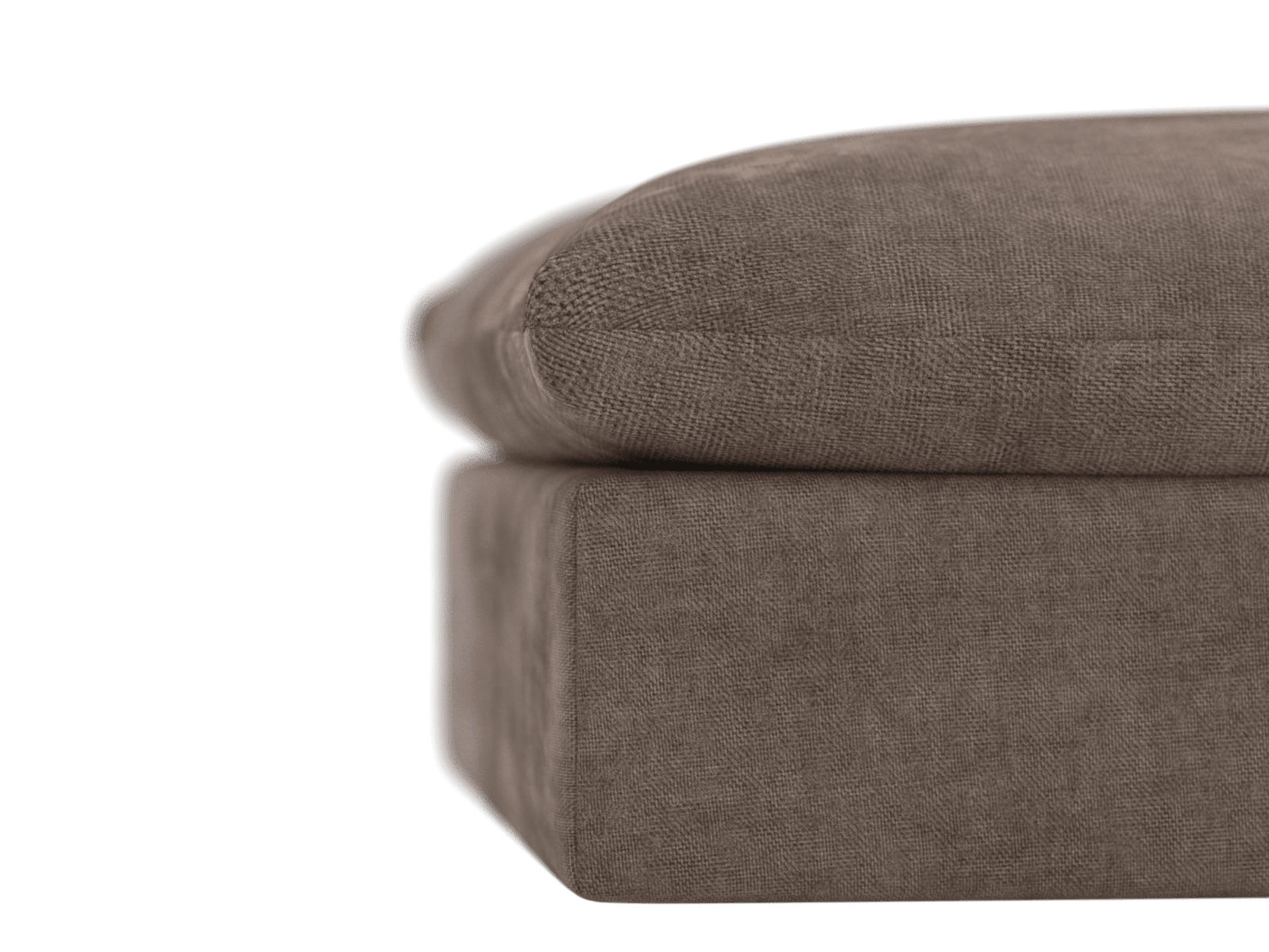 Willow Muse Mink Ottoman color Muse Mink