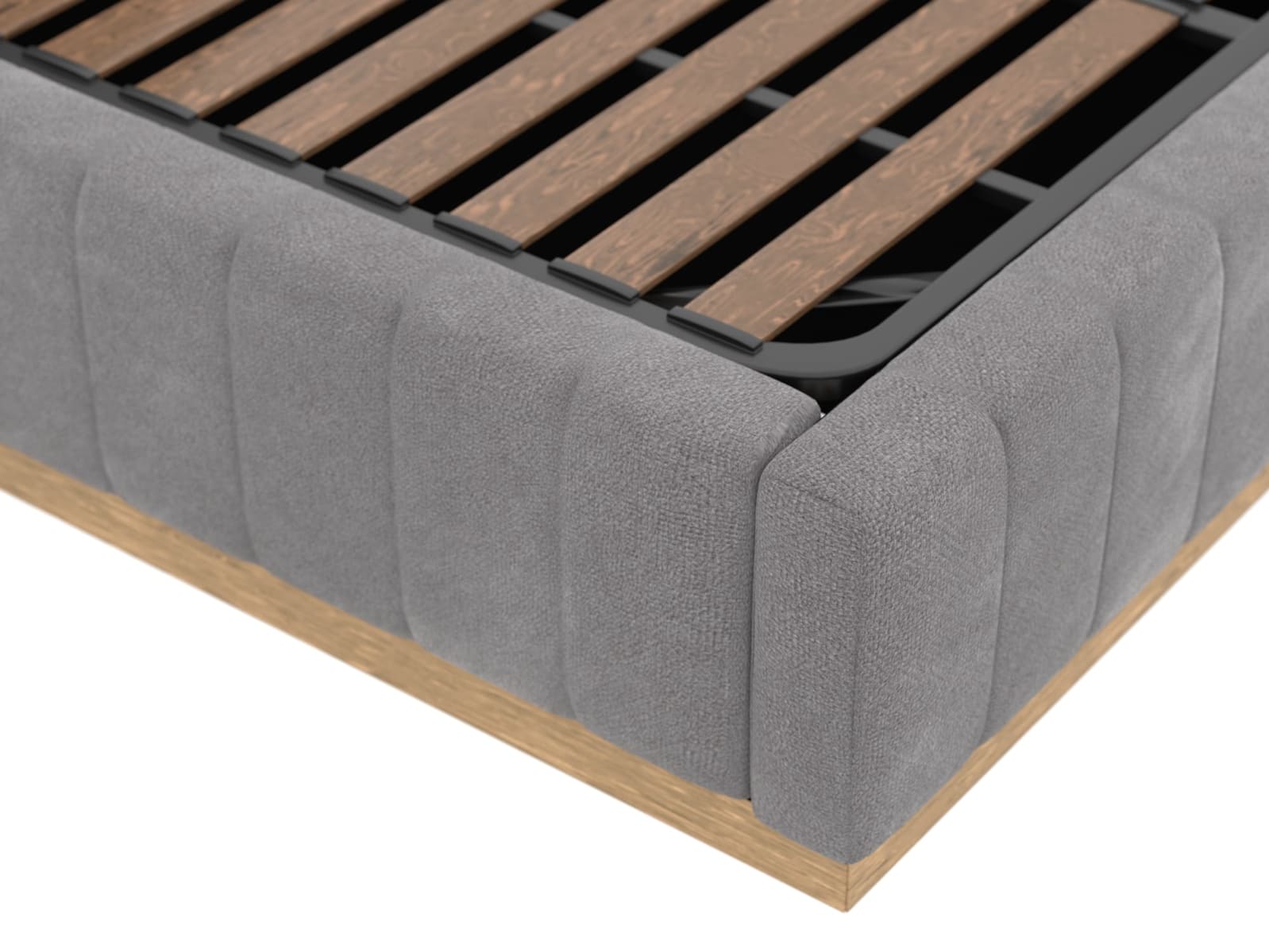 Brentwood Gas Lift Bed View Steel color View Steel