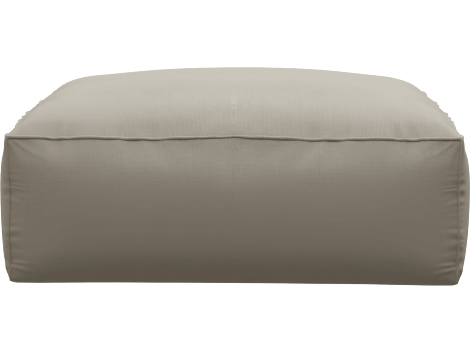 Riley Plaza Natural Modular Big Ottoman color Plaza Natural