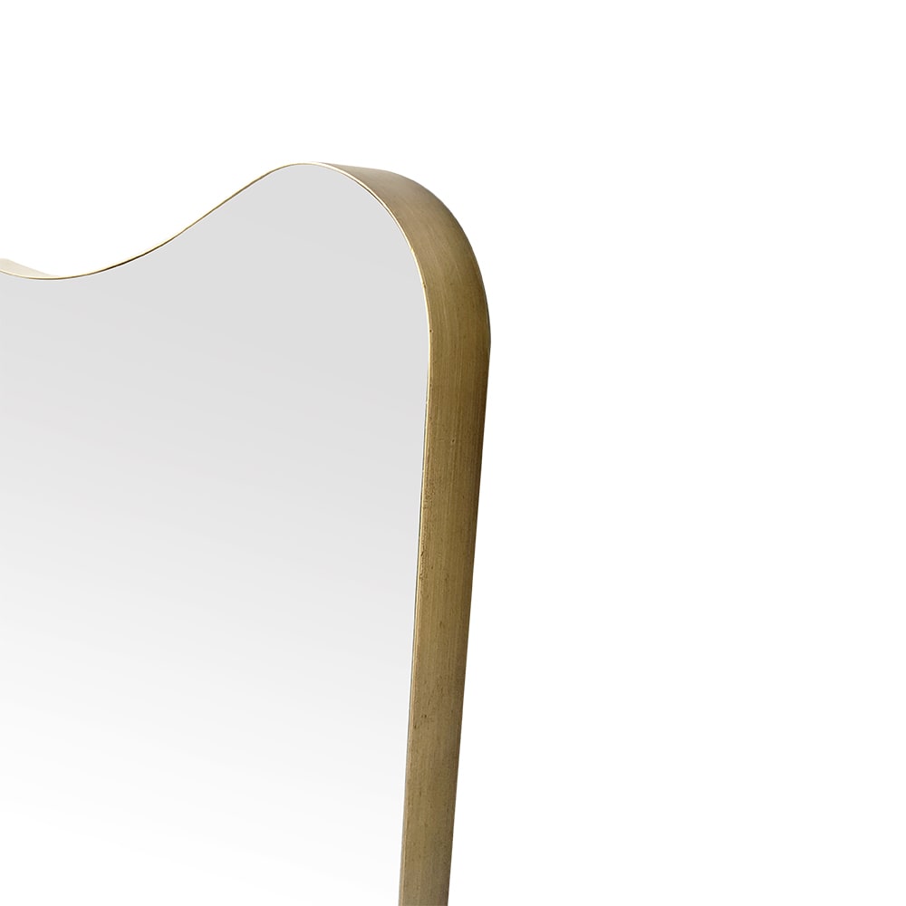 Bastille Wall Mirror Antique Gold - 80cm x 100cm color Antique Gold