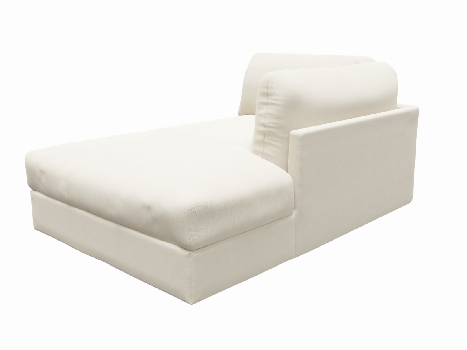 Finley Alpine Mist Right Arm Facing Chaise Module color Alpine Mist
