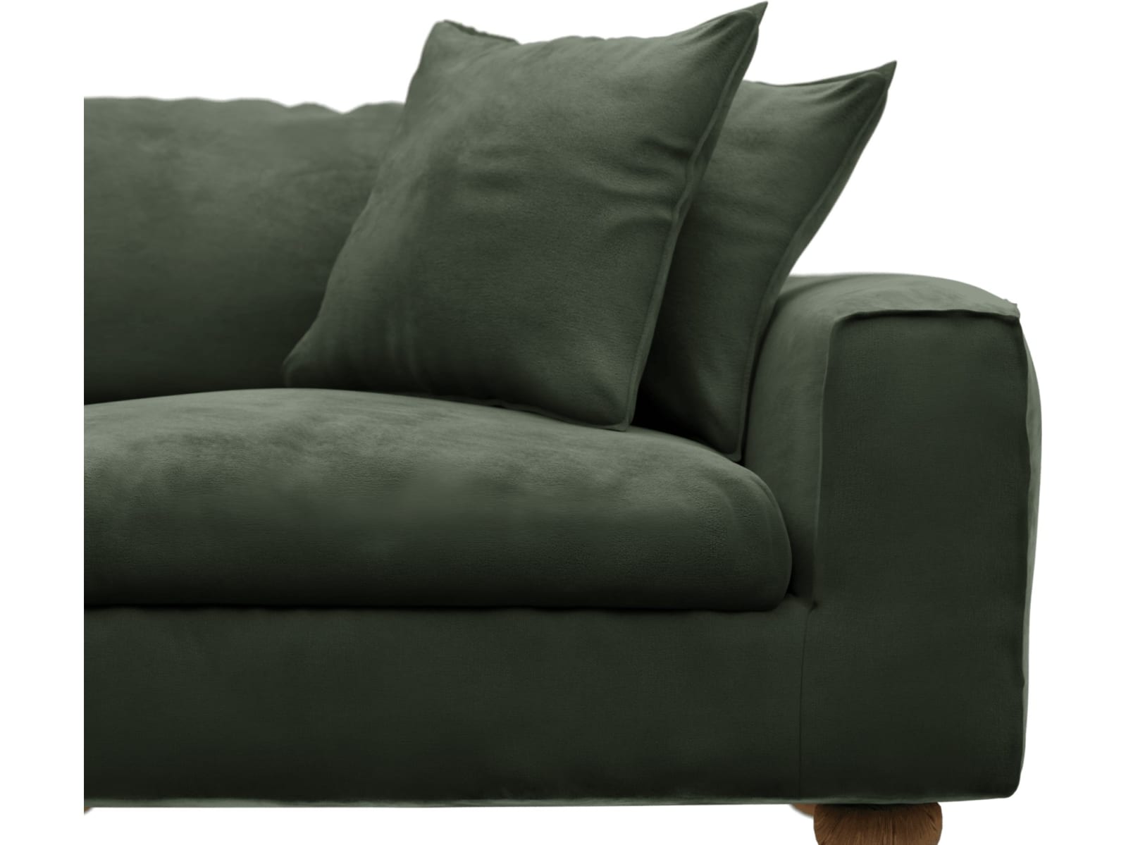 Tully Muse Forest Right Arm Facing Chair Module color Muse Forest