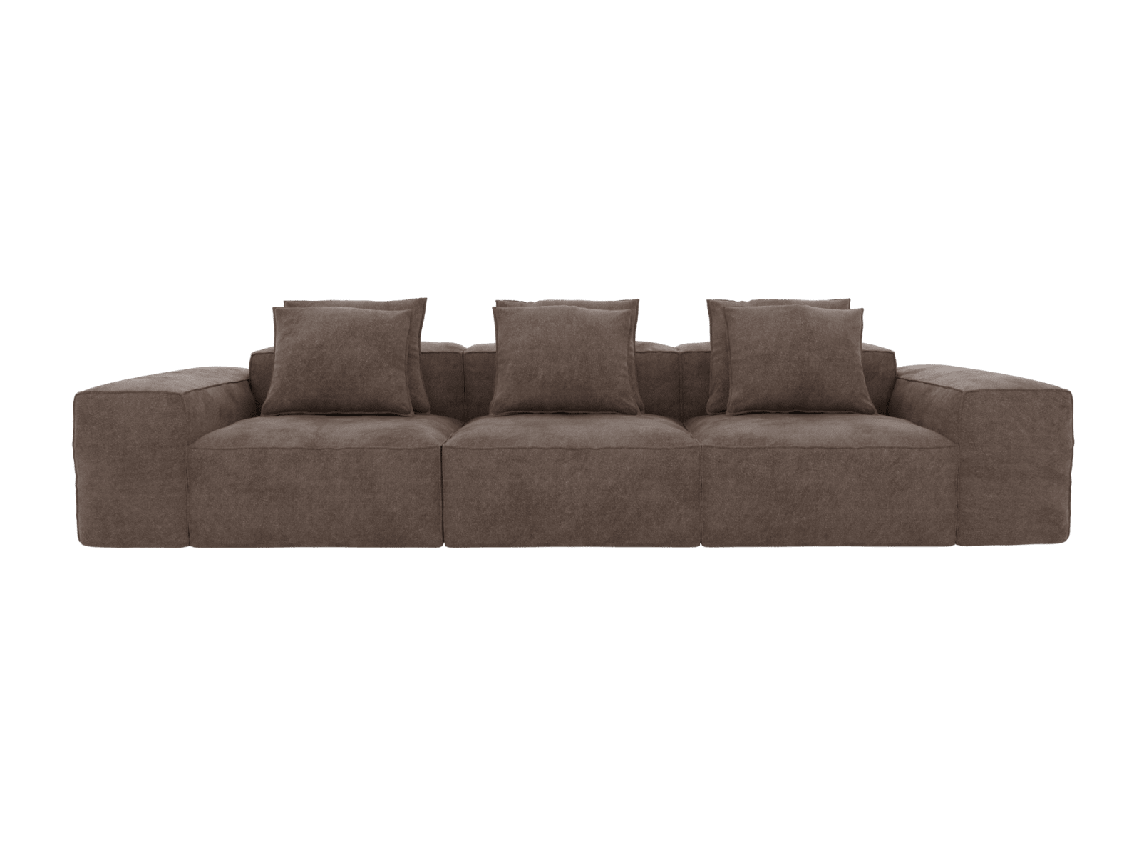 Riley Muse Mink 3 Seater Modular Sofa color Muse Mink
