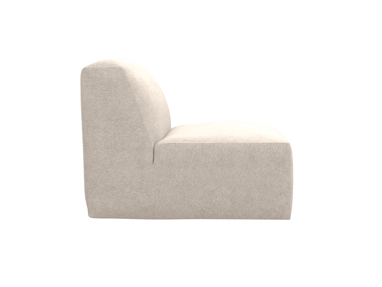 Copenhagen Noa Desert Armless Chair Sofa Module color Noa Desert