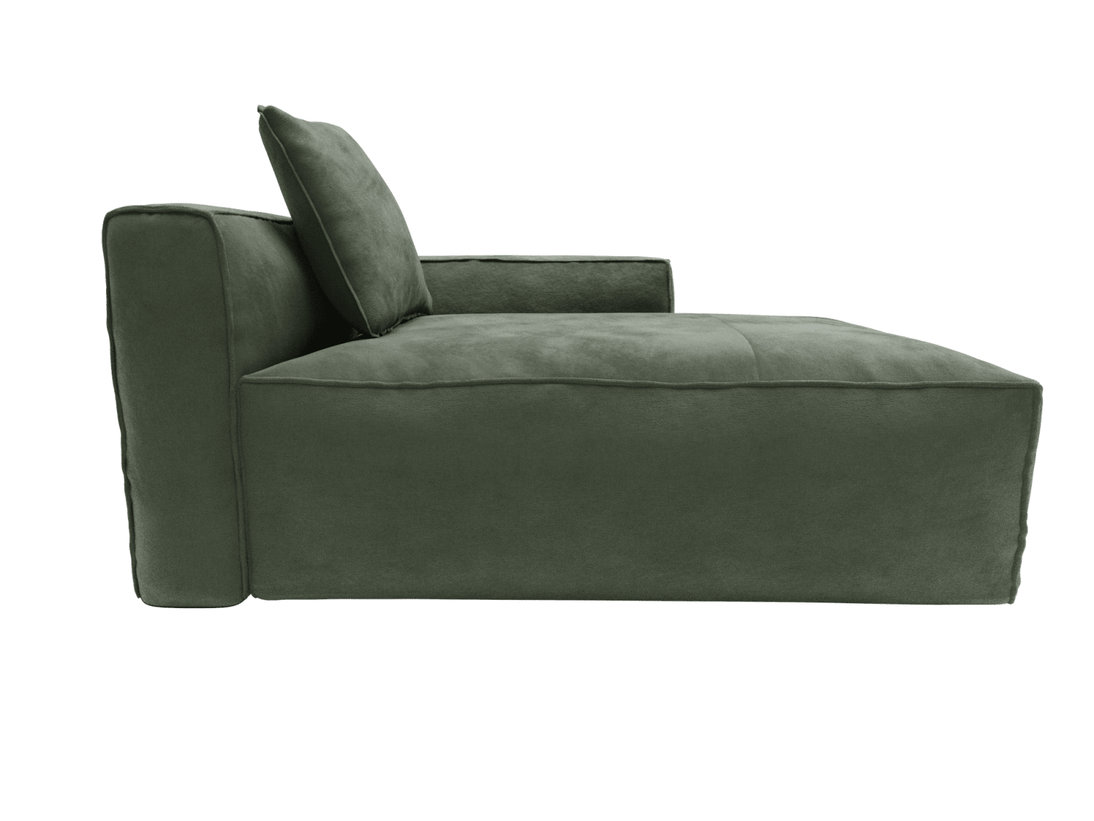 Riley Apt Muse Forest Chaise Right Arm Facing Sofa Module color Muse Forest