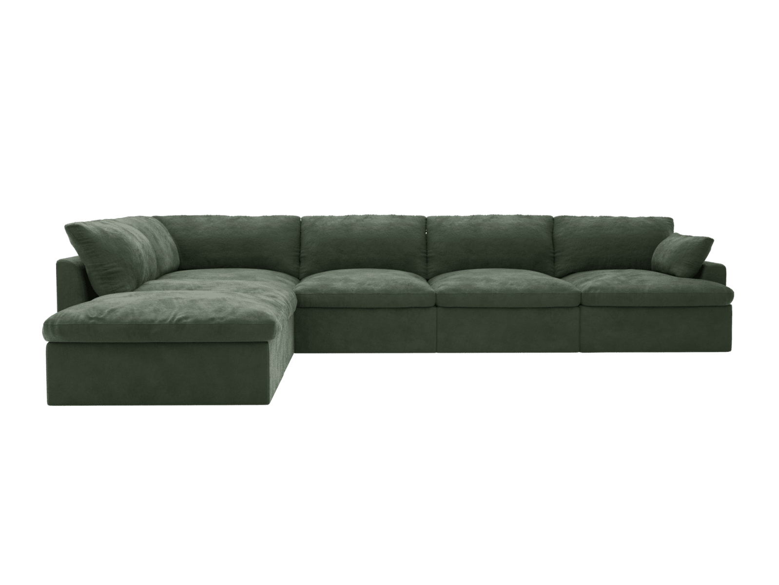 Retreat Muse Forest Modular Sofa - 6 Seater LAF Terminal color Muse Forest