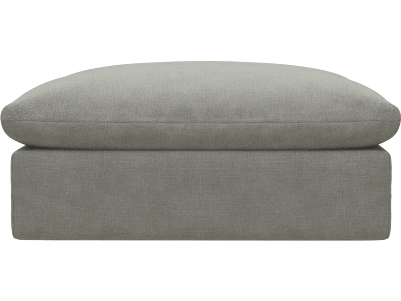 Willow Toorak Pebble Ottoman color Toorak Pebble