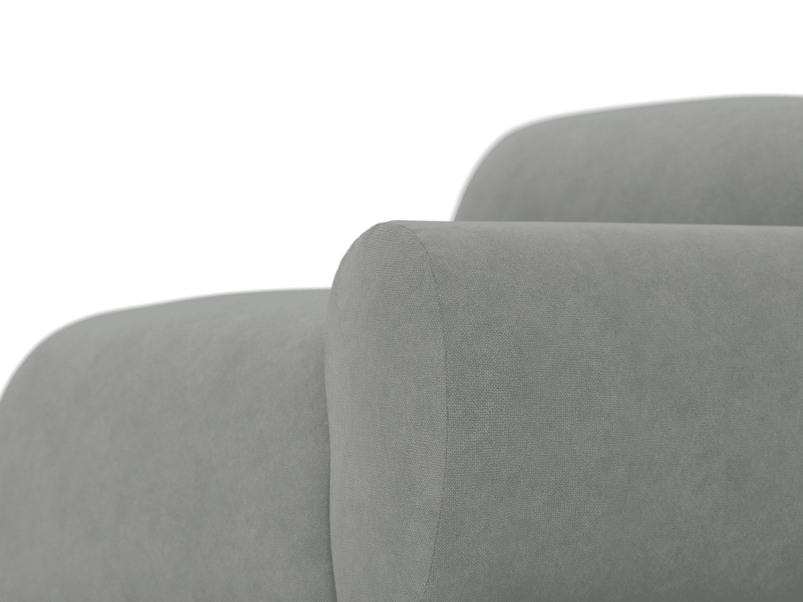 Malmo Maya Flint 1 Seat Right Arm Facing Sofa Module color Maya Flint