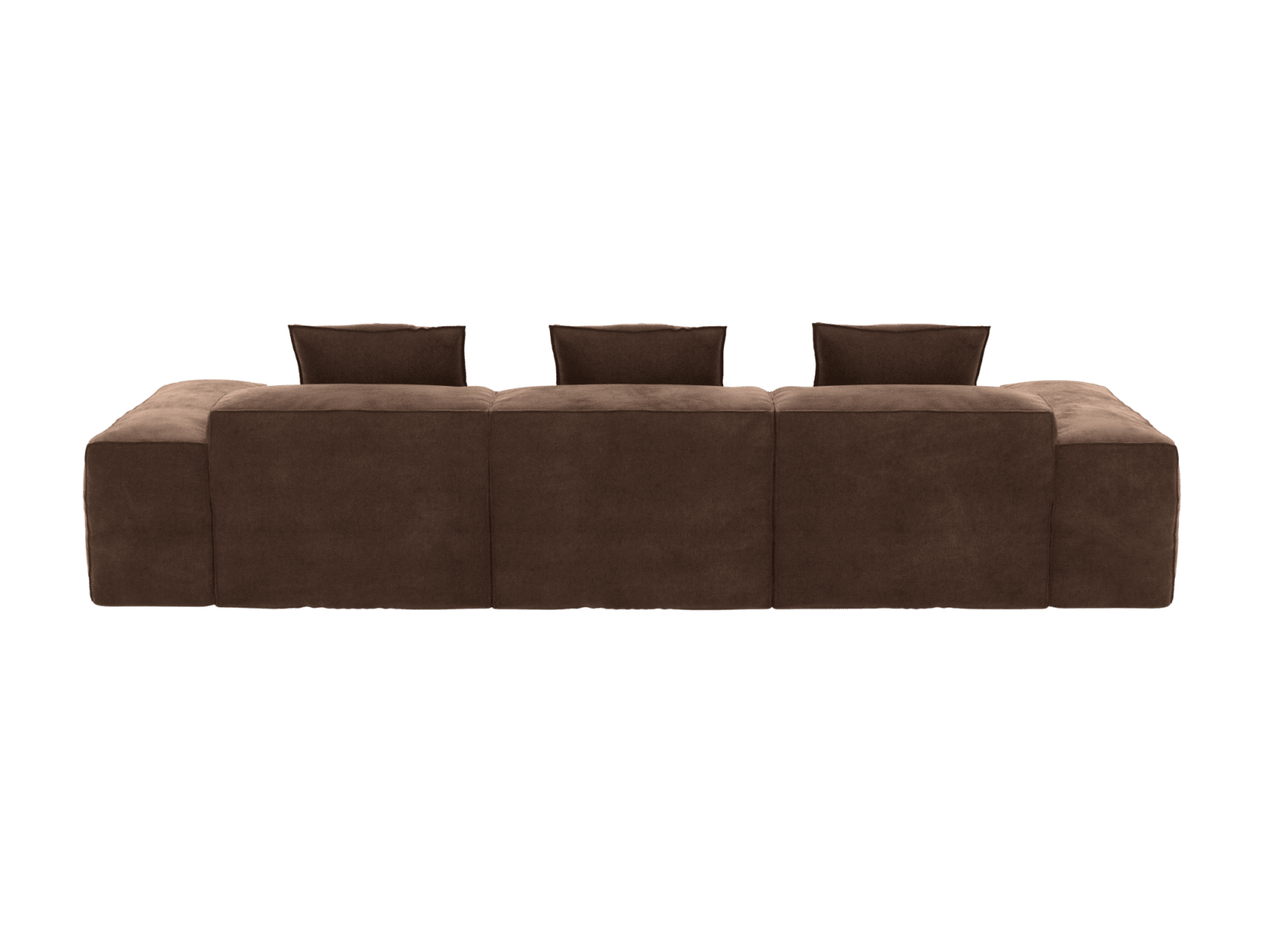 Riley Muse Chocolate 3 Seater Modular Sofa color Muse Chocolate