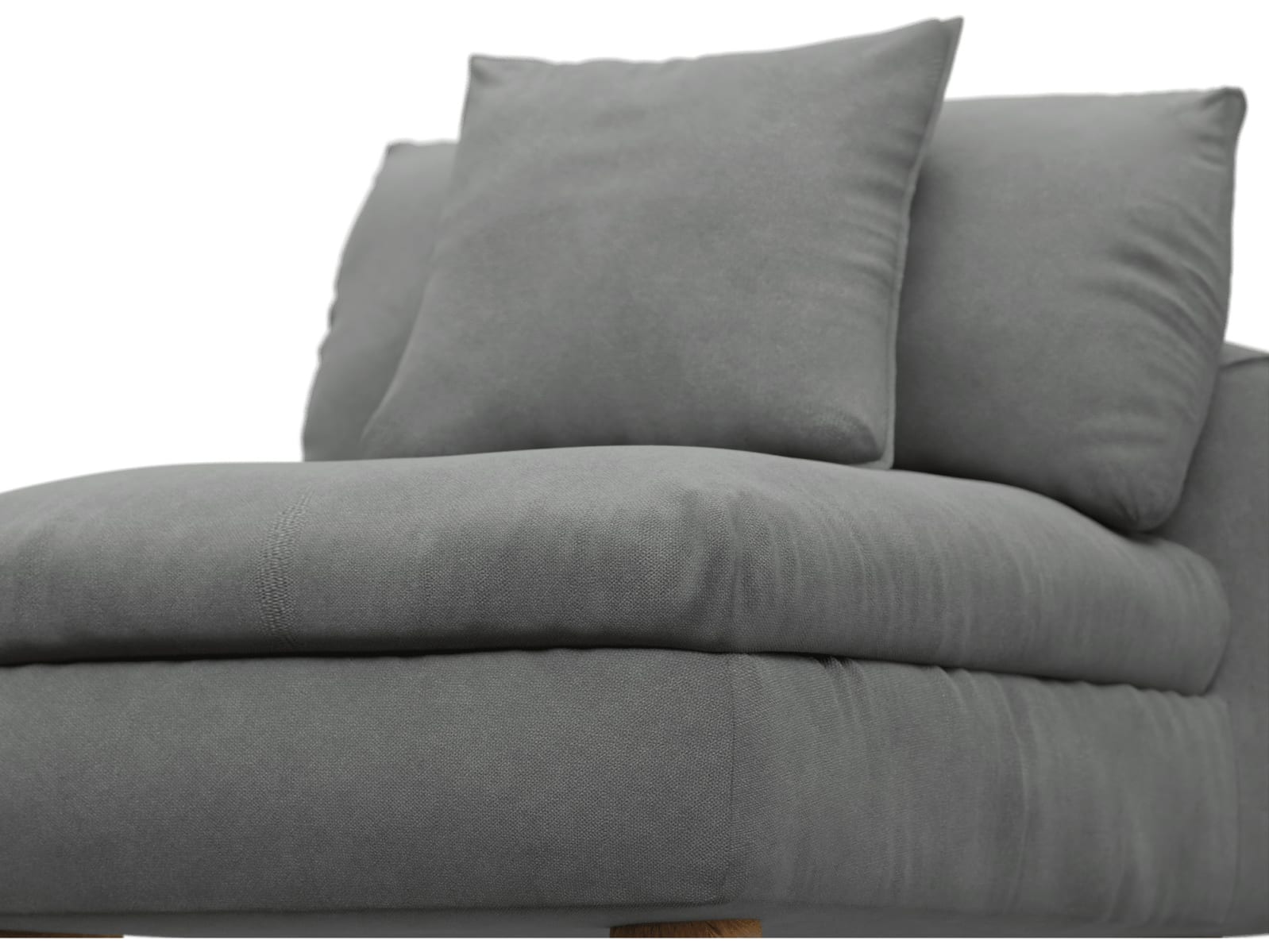 Tully Maya Flint Armless Sofa Chair Module color Maya Flint