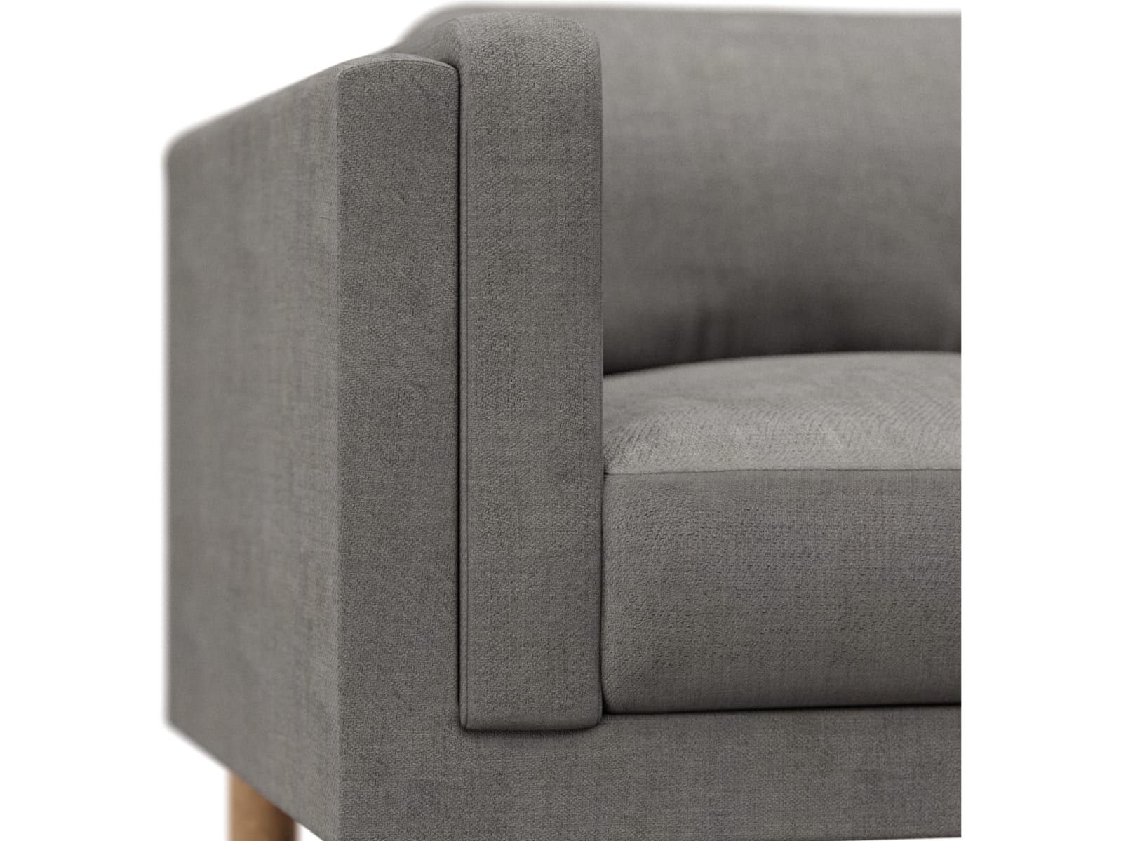 Hayes Isla Soft Grey Sofa - 2 Seater color Isla Soft Grey