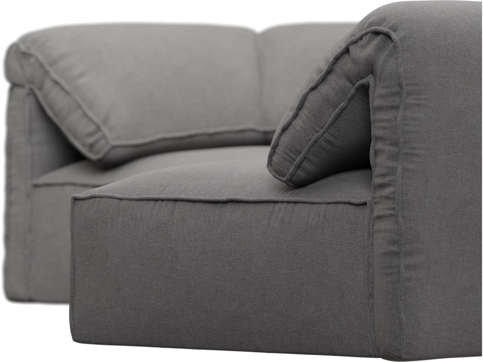 Kai California Slate Modular Sofa - 5 Seater color California Slate