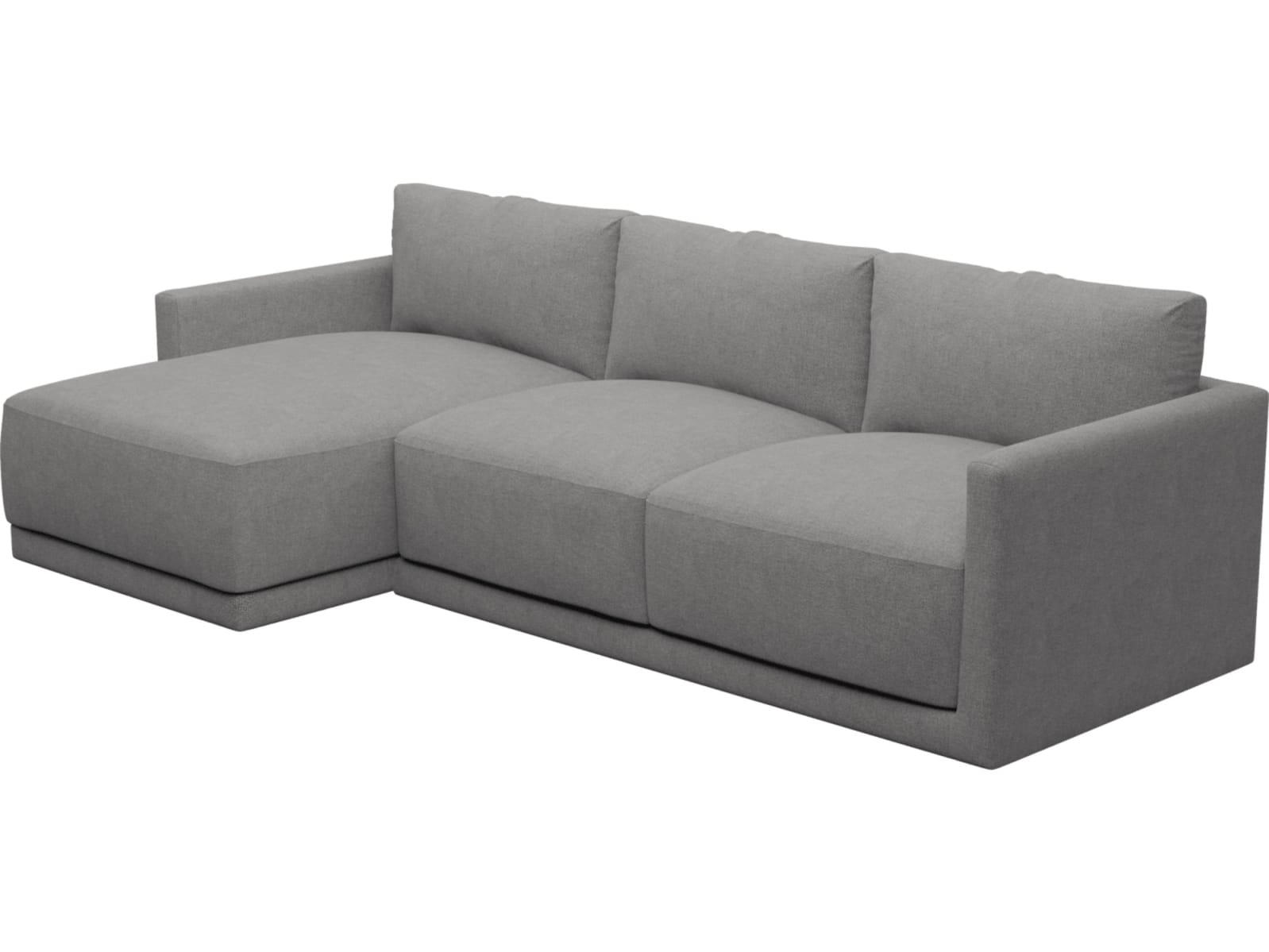 Haven Apt California Slate Chaise Sofa color California Slate