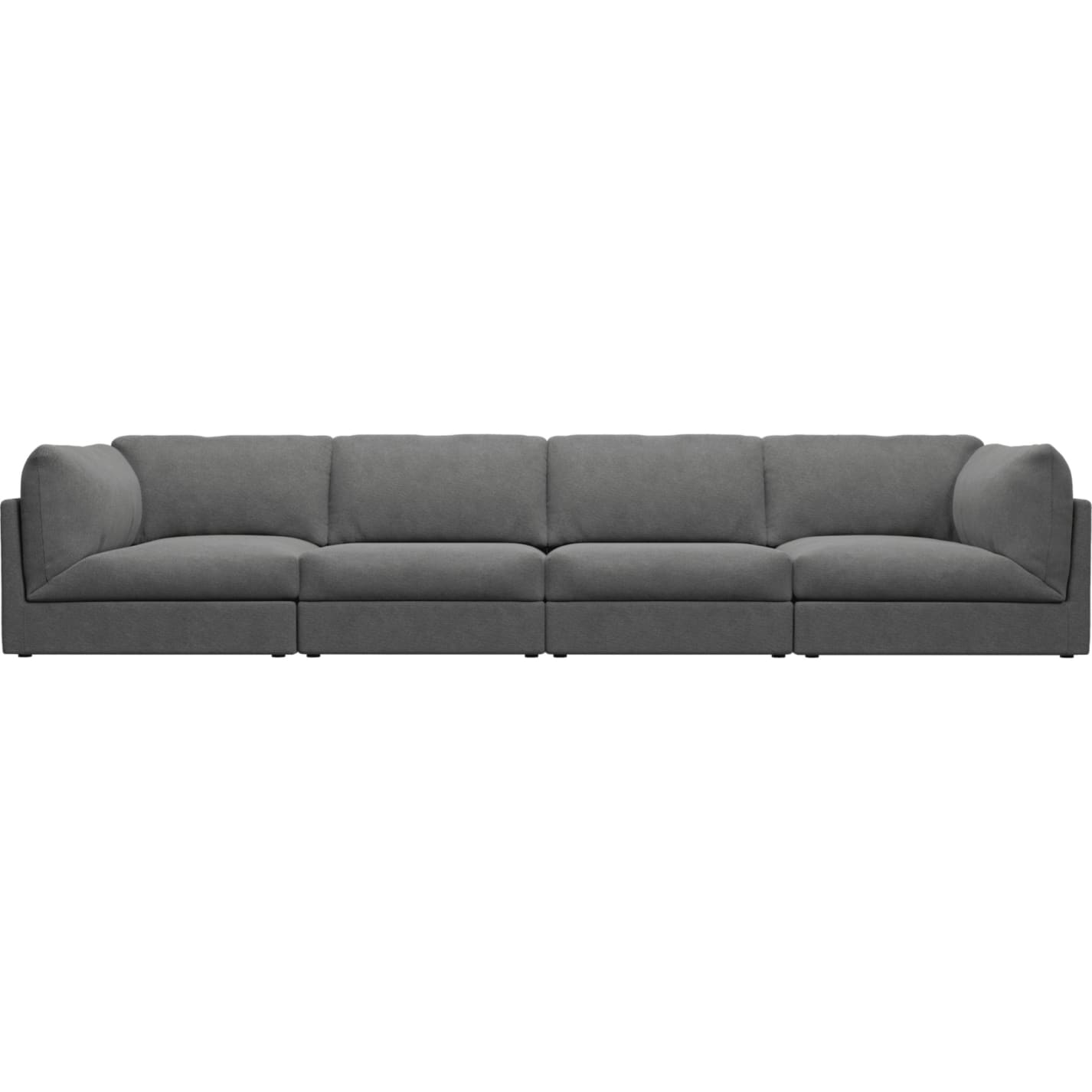 Finley Maya Flint Modular Sofa - 4 Seater color Maya Flint