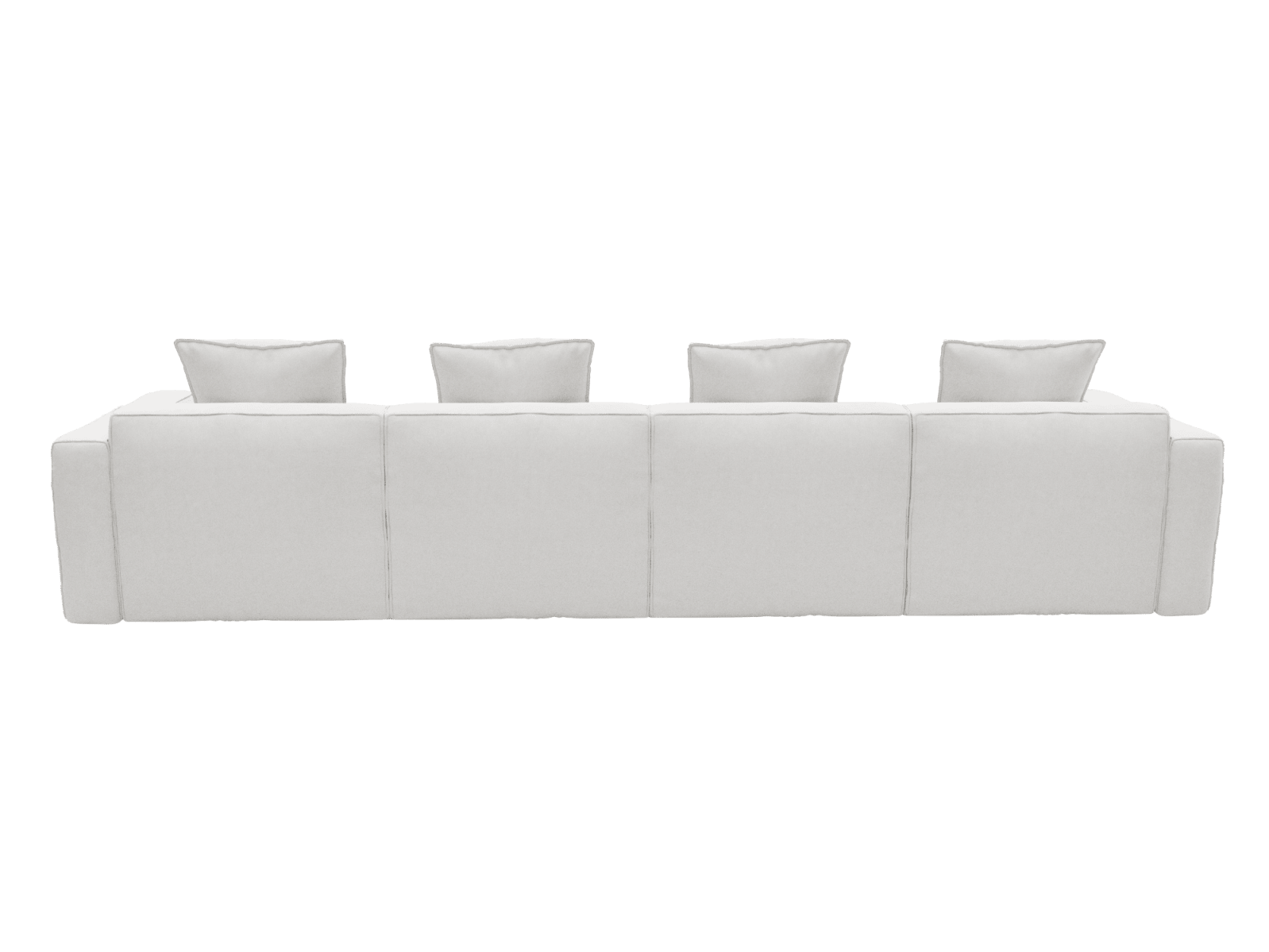 Riley Apt Muse Frost Sofa - 4 Seater color Muse Frost