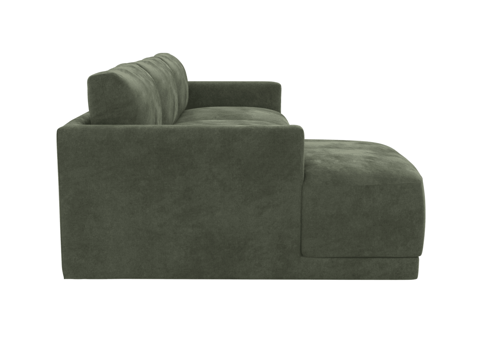 Haven Apt Muse Forest Chaise Sofa color Muse Forest