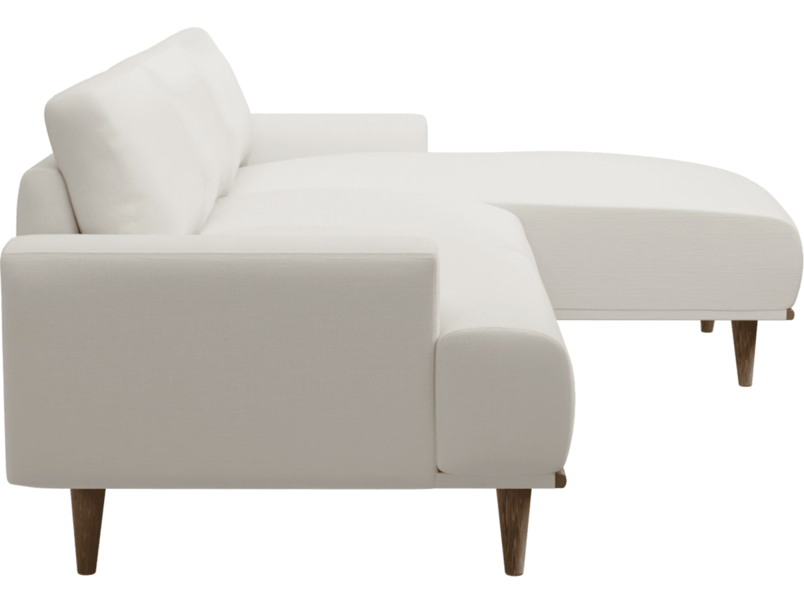 Dane Tribute Ice Chaise Sofa - 3 Seater color Tribute Ice
