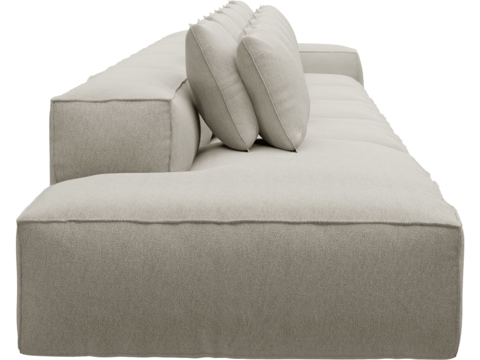 Riley Noa Desert Modular Sofa - 1x Arm, 4x Armless, 1x Left Terminal color Noa Desert