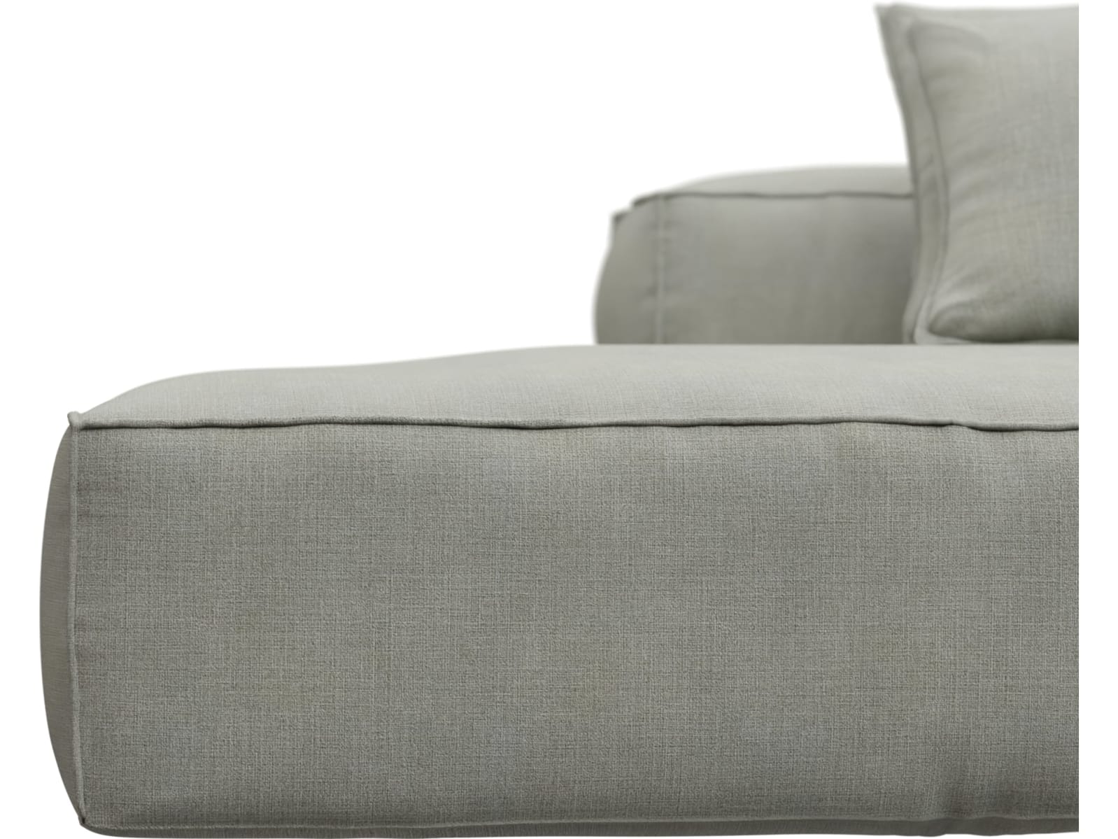 Riley Toorak Pebble Modular Sofa - 1x Arm, 2x Armless, 1x Left Terminal color Toorak Pebble