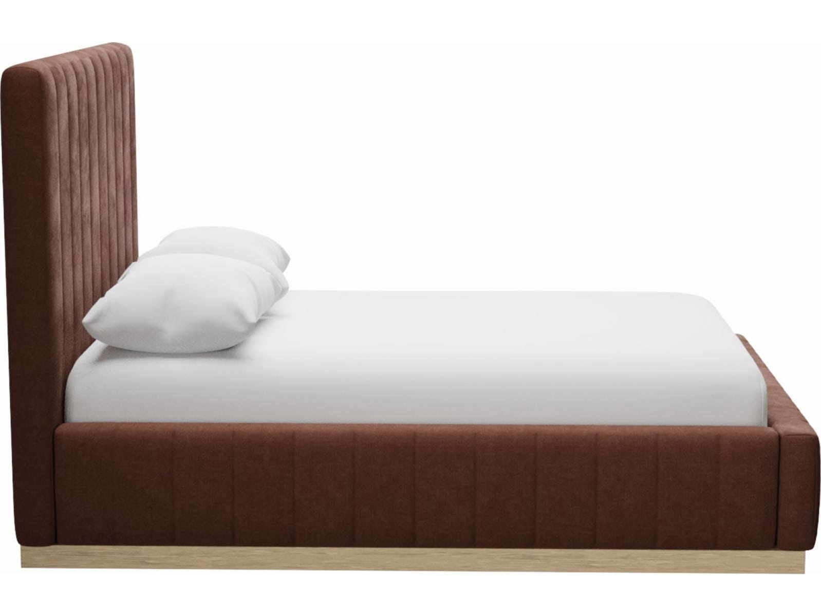 Brentwood Gas Lift Bed Muse Rust color Muse Rust