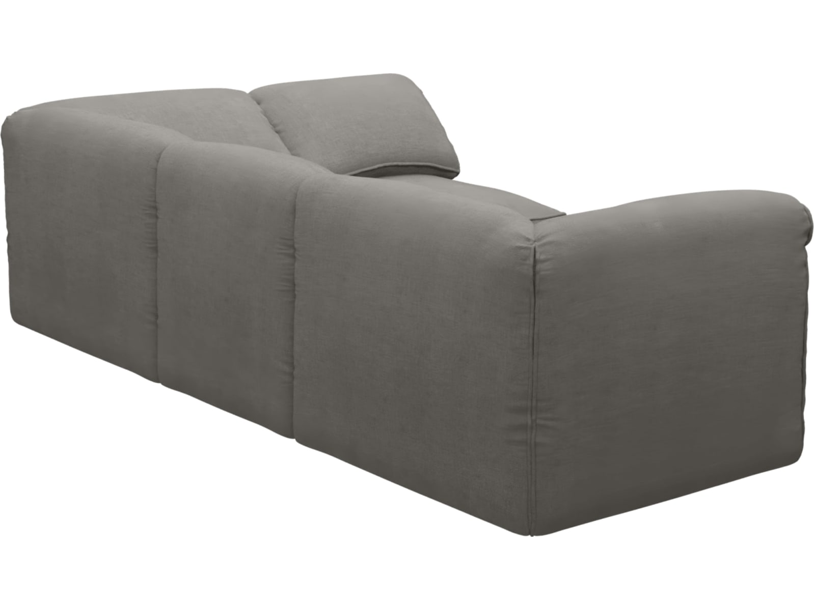 Kai Isla Soft Grey Modular Sofa - 4 Seater color Isla Soft Grey