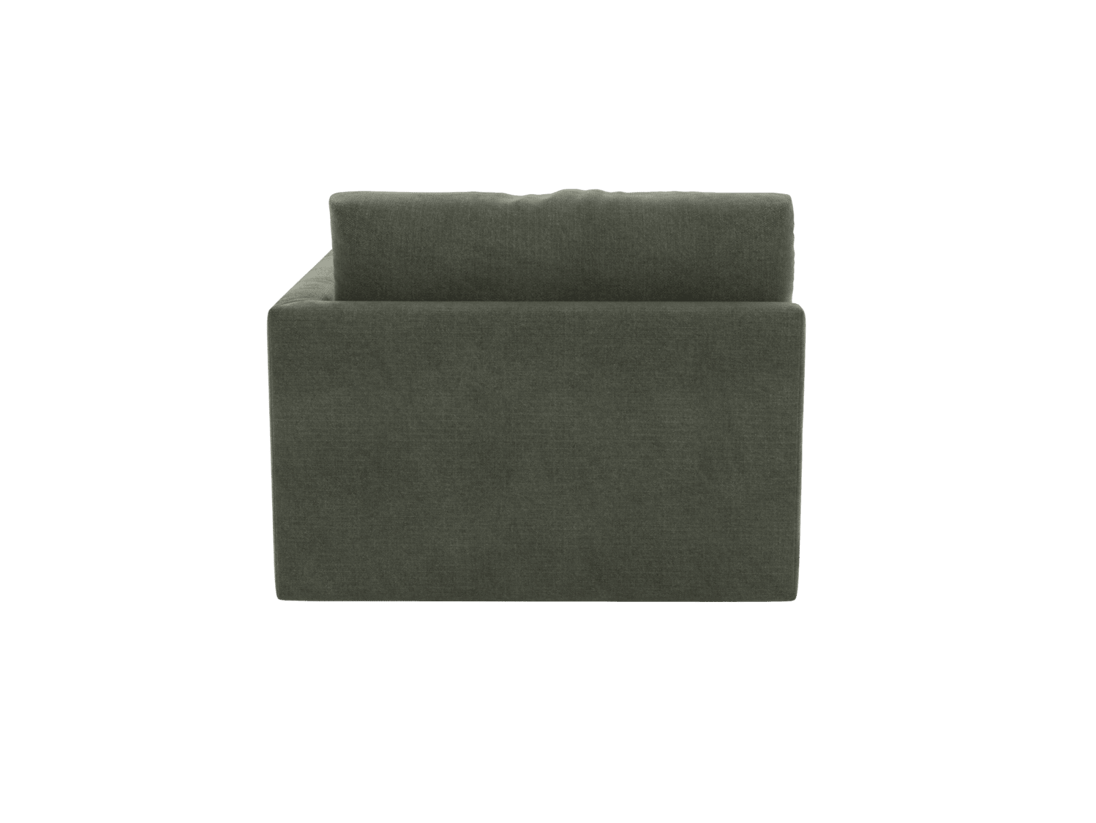 Haven Tribute Dark Jade Right Arm Facing Sofa Module color Tribute Dark Jade