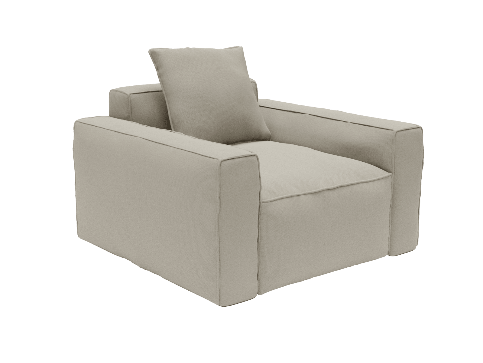 Riley Apt Plaza Natural Armchair color Plaza Natural