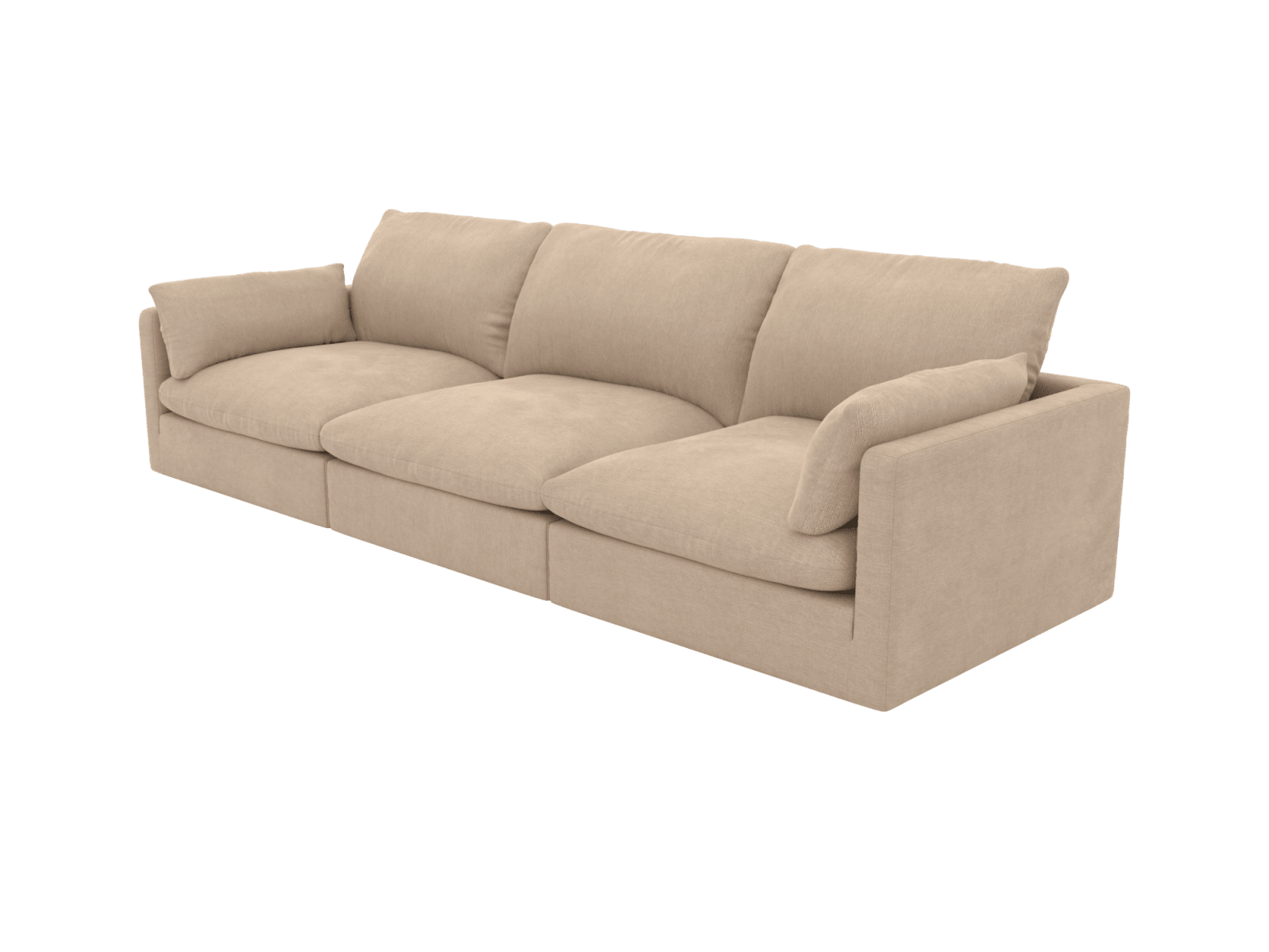 Willow Muse Driftwood Modular Sofa - 3 Seater color Muse Driftwood