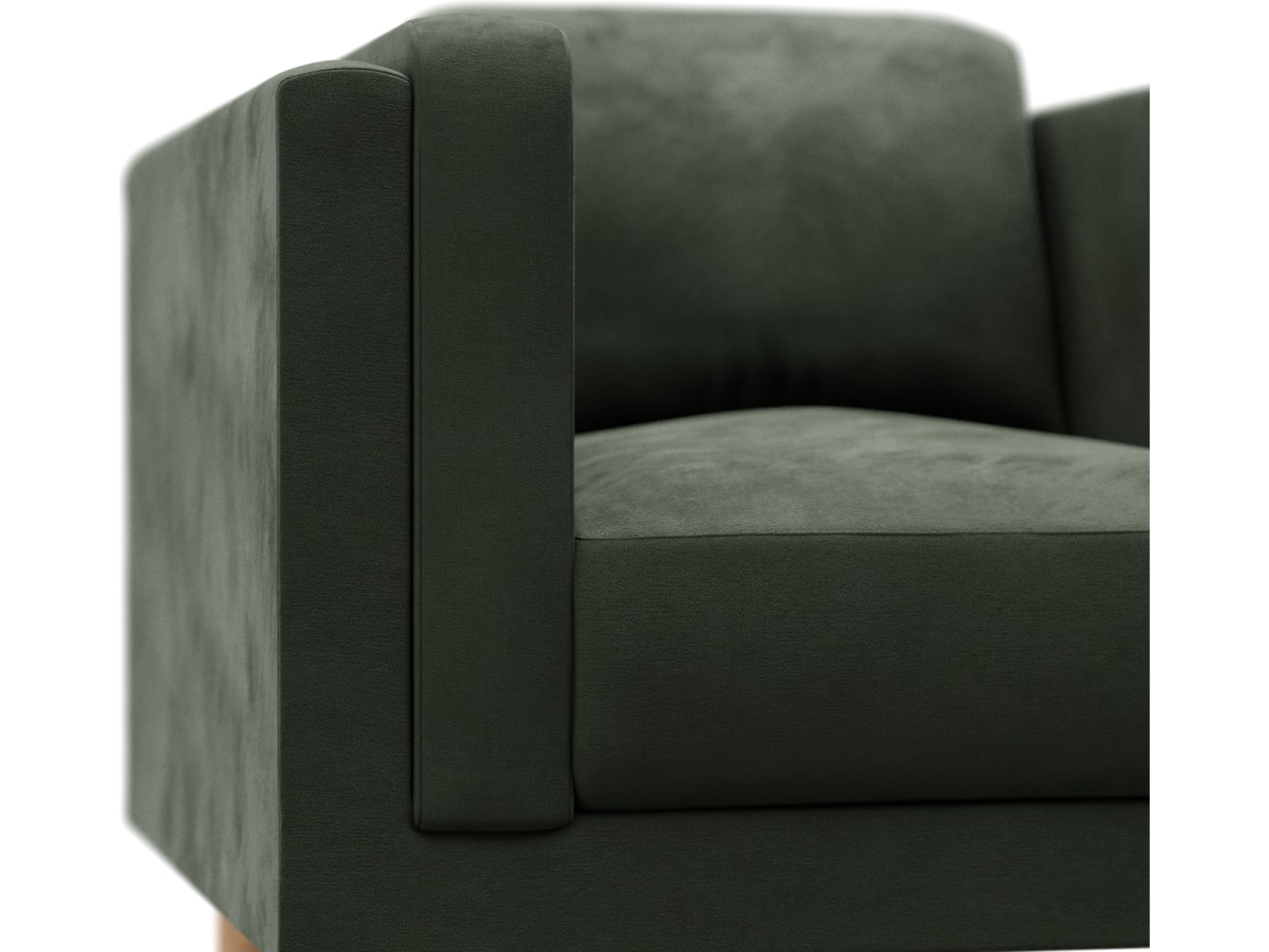 Hayes Muse Forest Armchair color Muse Forest