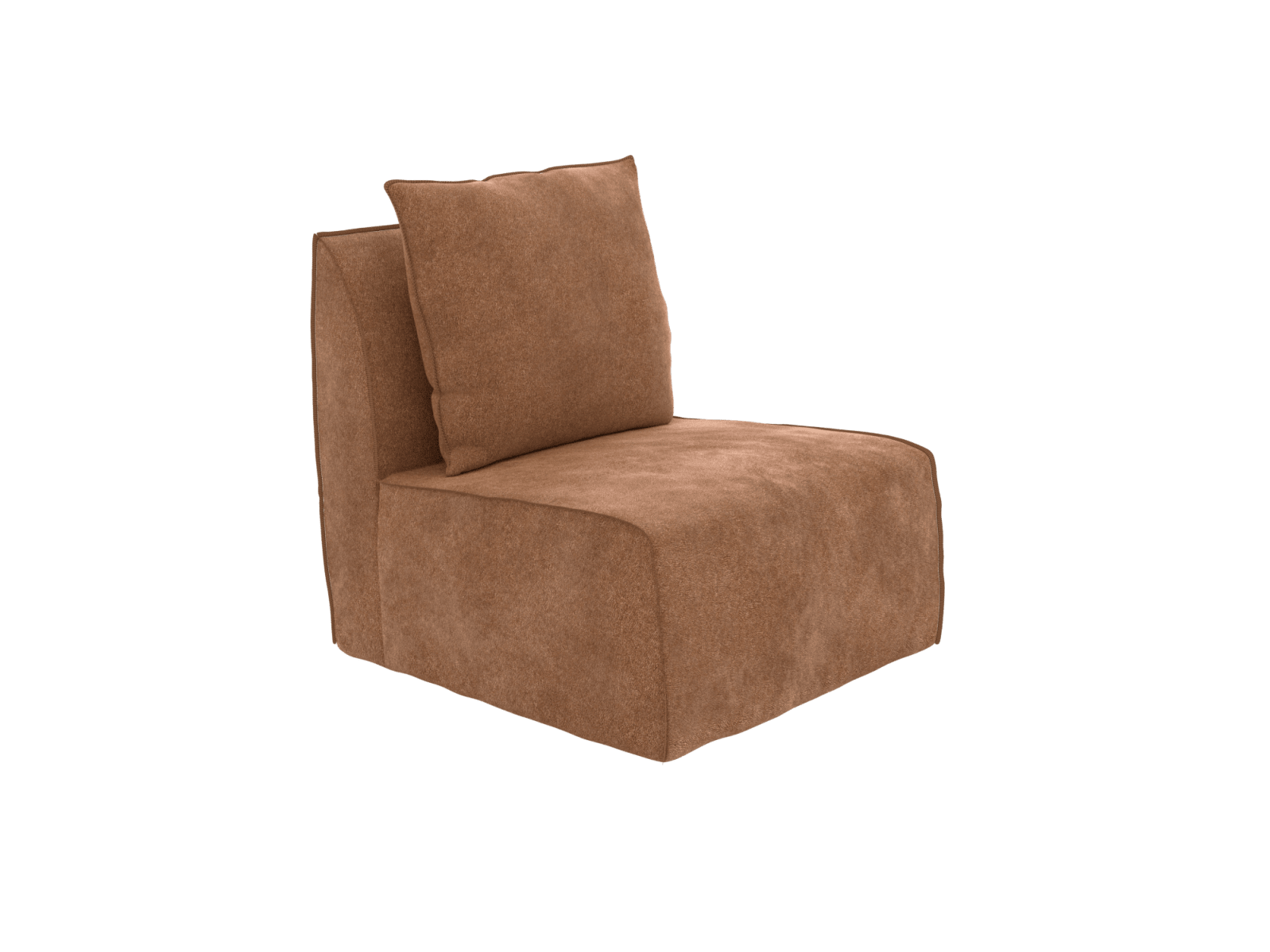 Como Tribute Chestnut Slipper Chair color Tribute Chestnut
