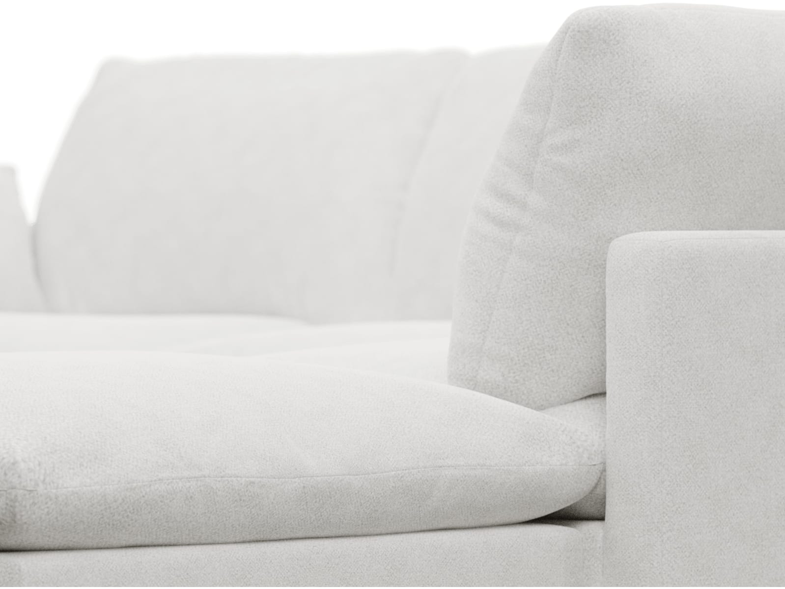 Willow Noa Fog Modular Sofa - 5 Seater RAF Terminal color Noa Fog