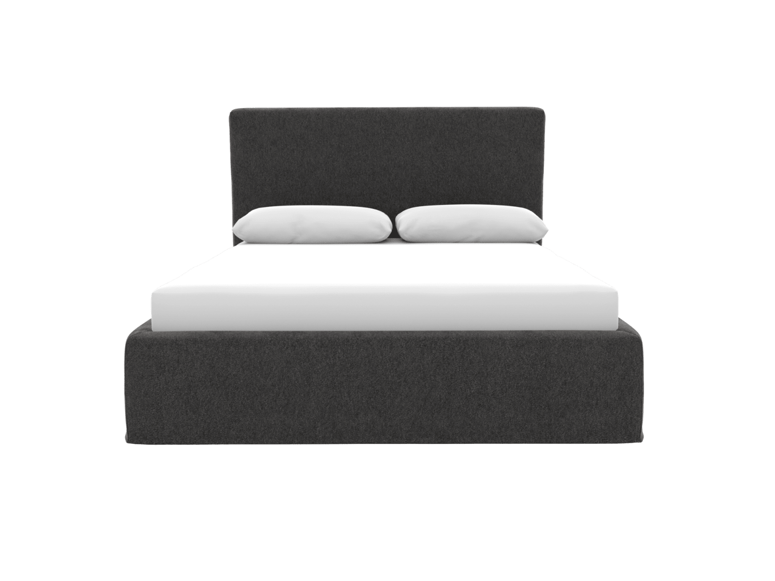 Willow Gas Lift Bed California Charcoal color California Charcoal