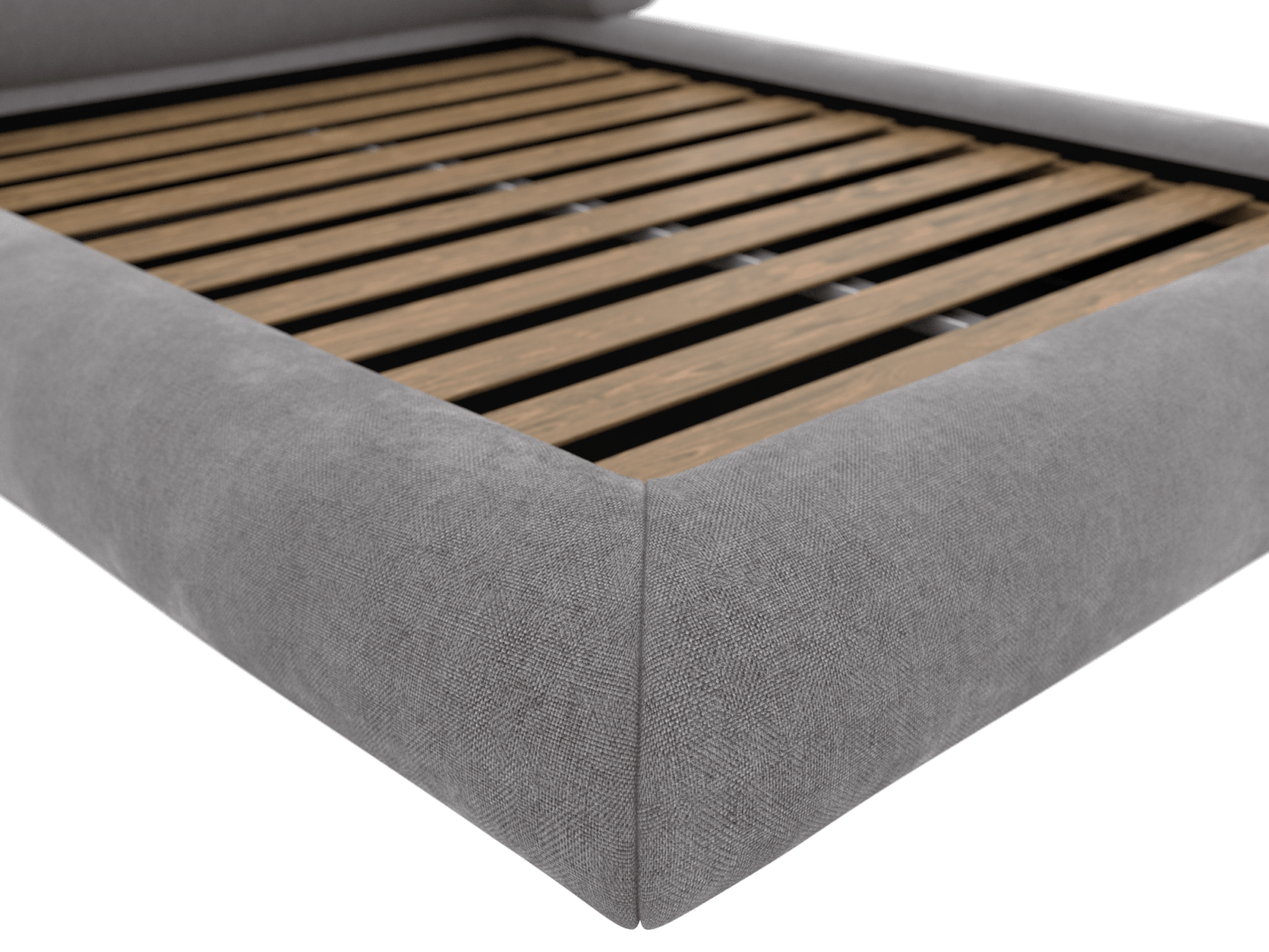 Frankie Bed View Steel color View Steel