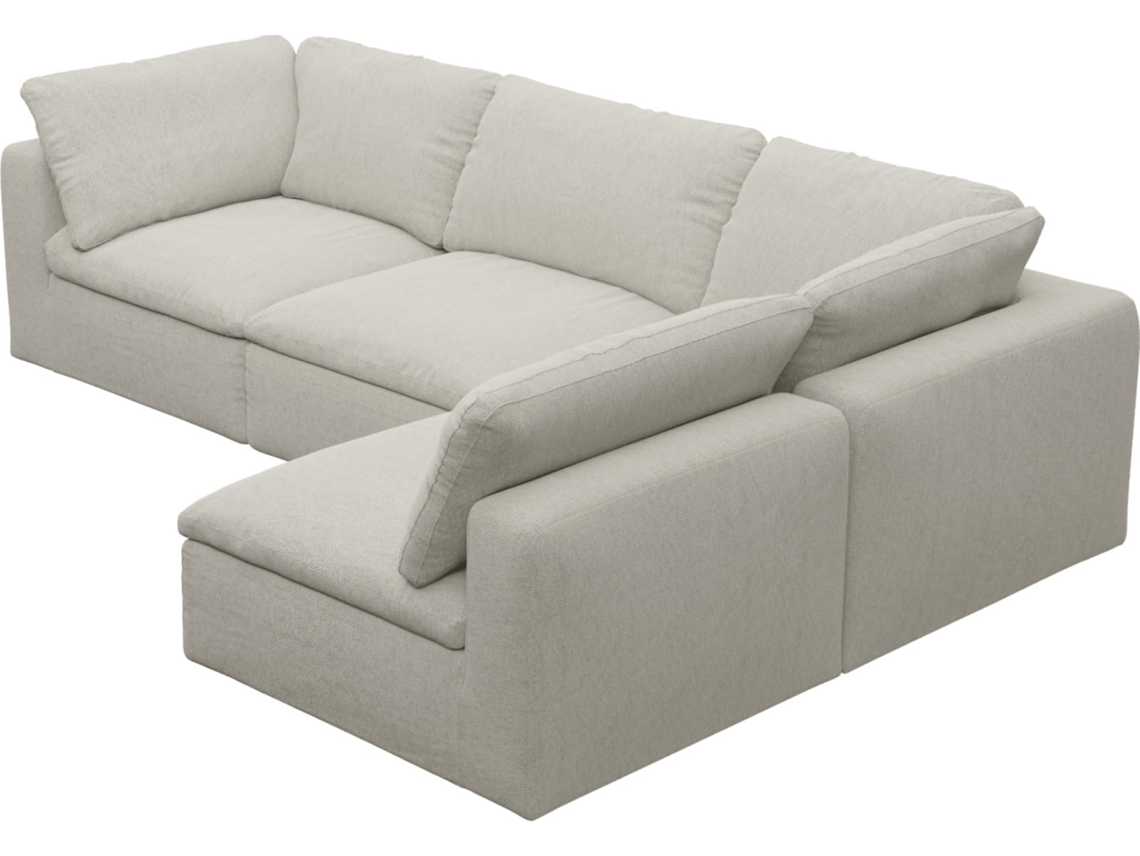 Cloud Deep Noa Desert Modular Sofa - 4 Piece color Noa Desert