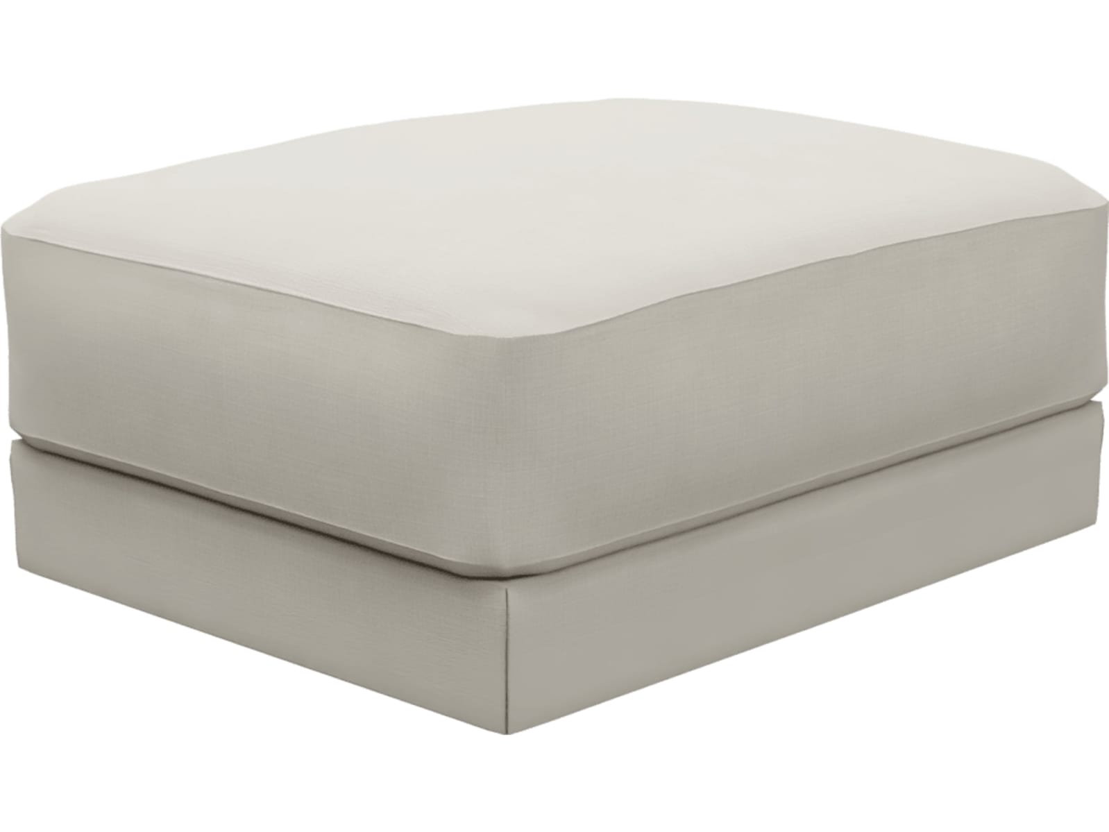 Monica Toorak Pearl Ottoman color Toorak Pearl