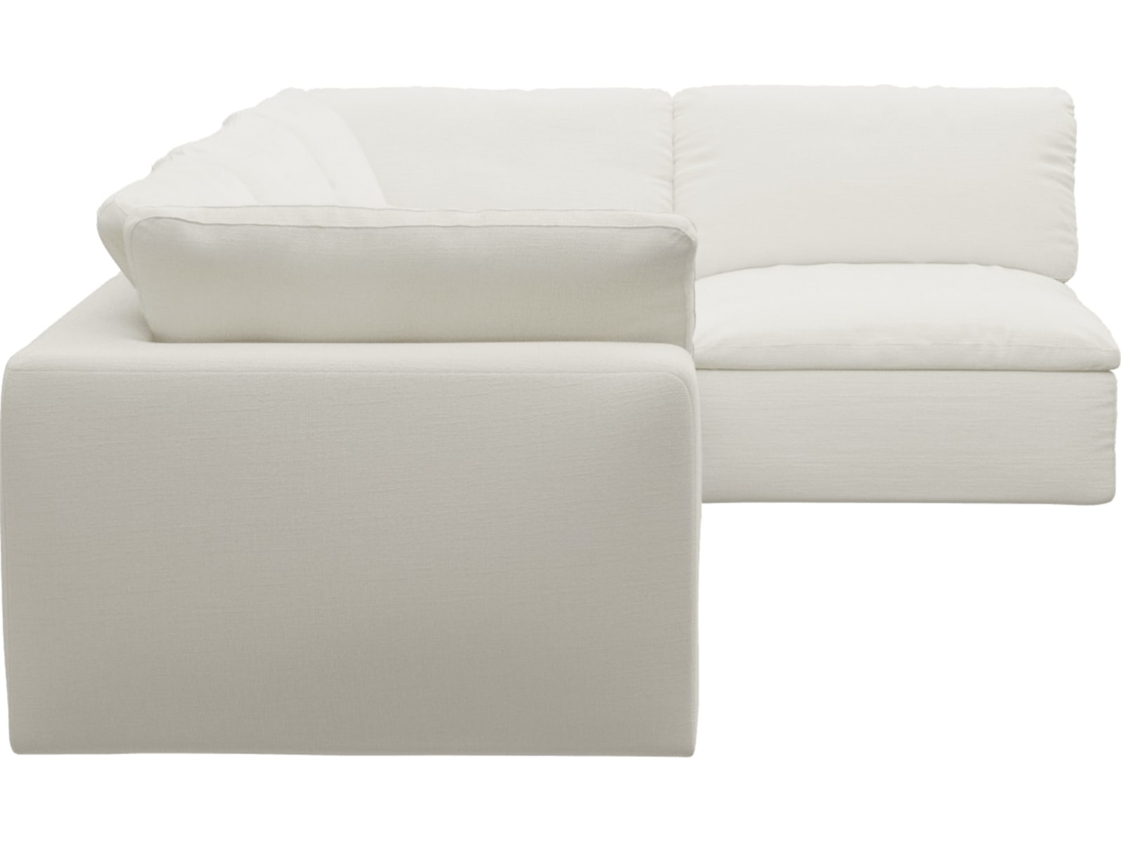 Cloud Deep Tribute Shell Modular Sofa - 4 Seater color Tribute Shell
