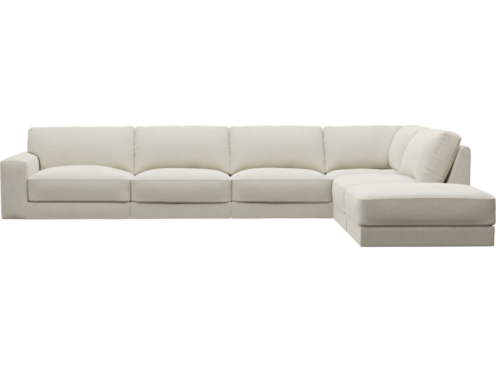 Monica Muse Flax Sofa - 6 Seater RAF Terminal color Muse Flax