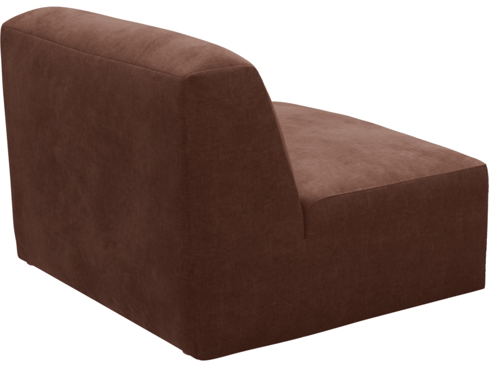 Copenhagen Muse Rust Armless Chair Sofa Module color Muse Rust