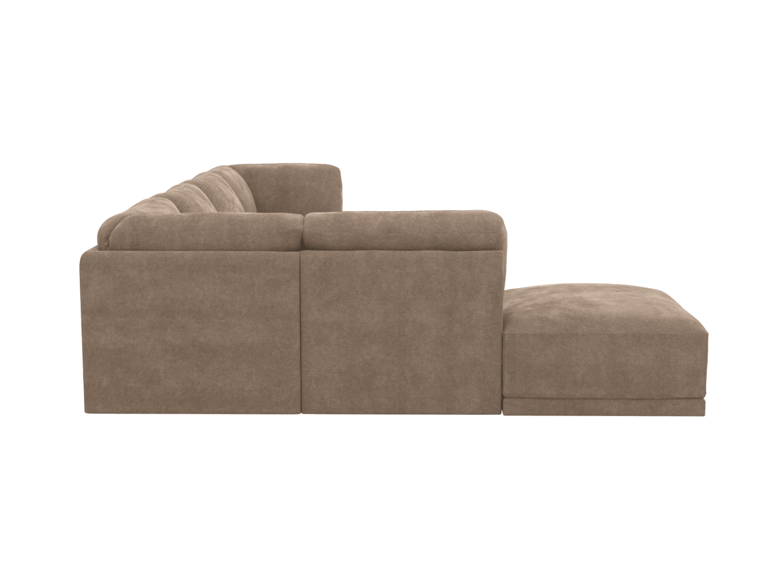 Emily Tribute Walnut Modular Sofa - 6 Seater color Tribute Walnut